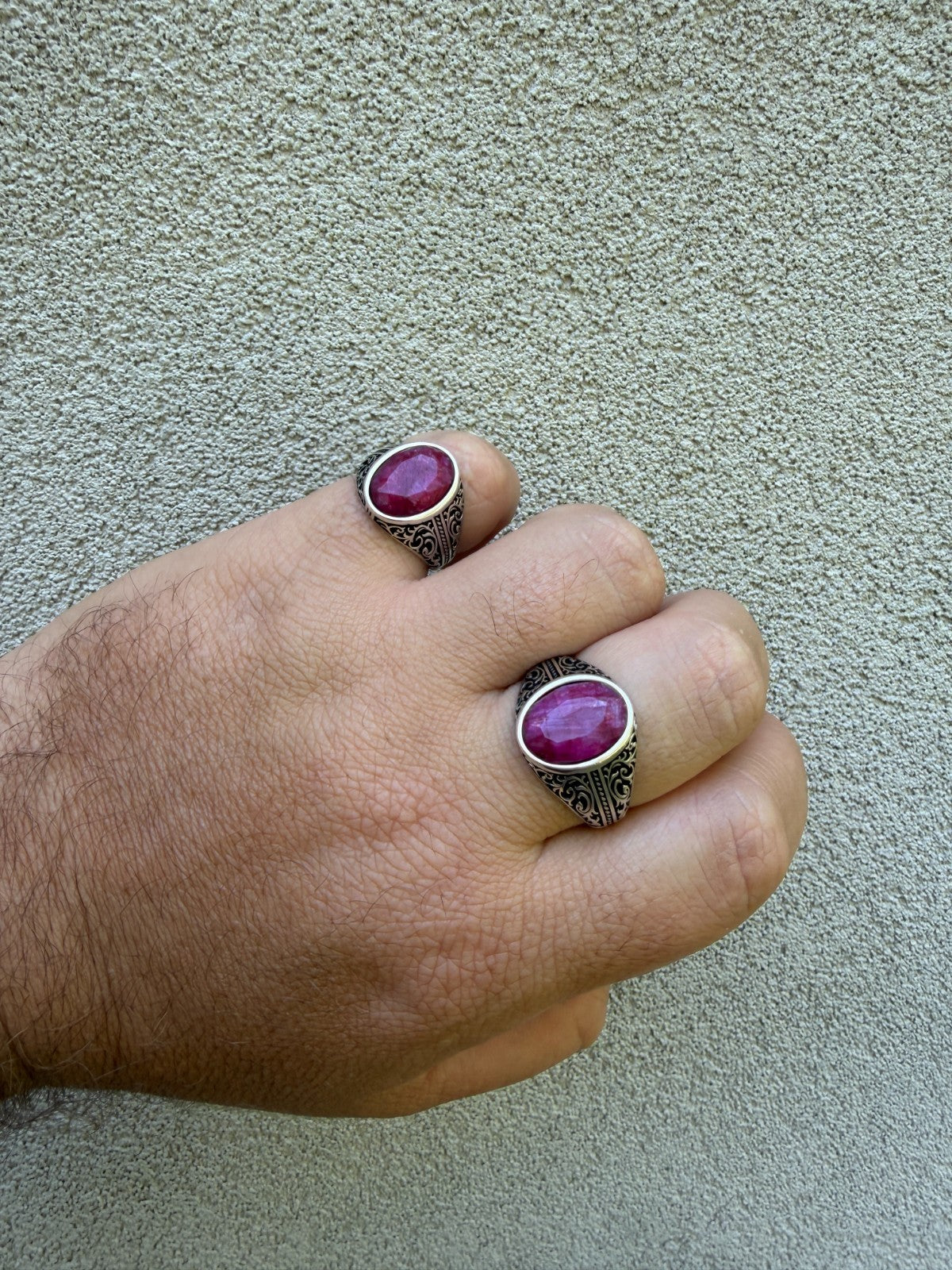 Columbian King Ring | 925 Silver Oxidized