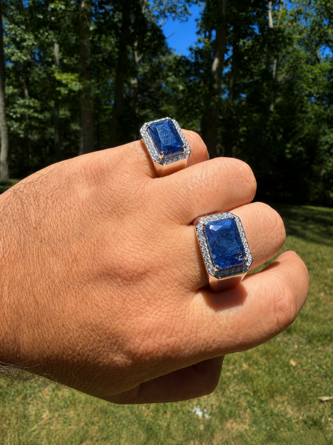 Moissanite Fortress Ring | 925 Silver