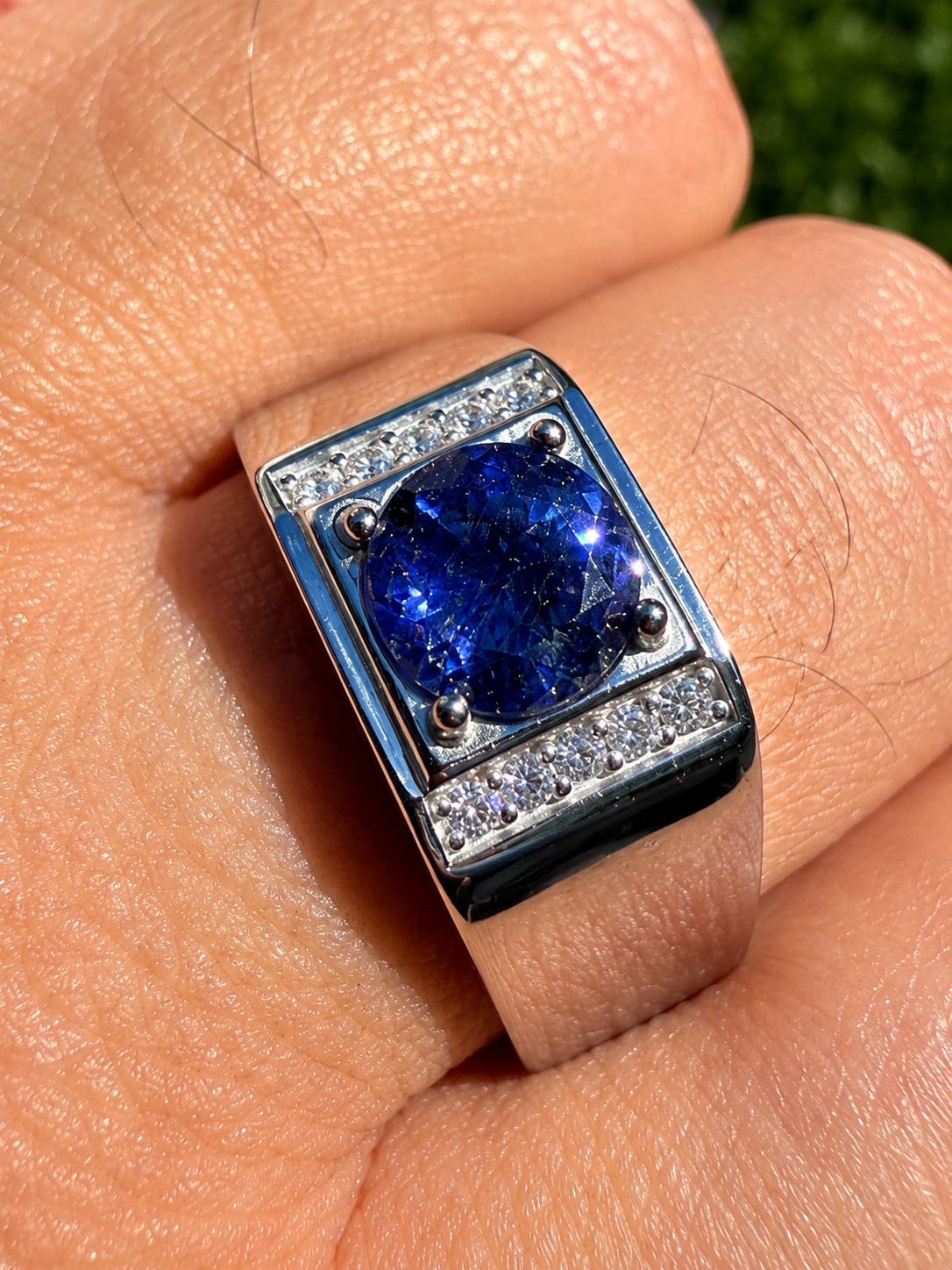 Moissanite Monarch Ring | 925 Silver