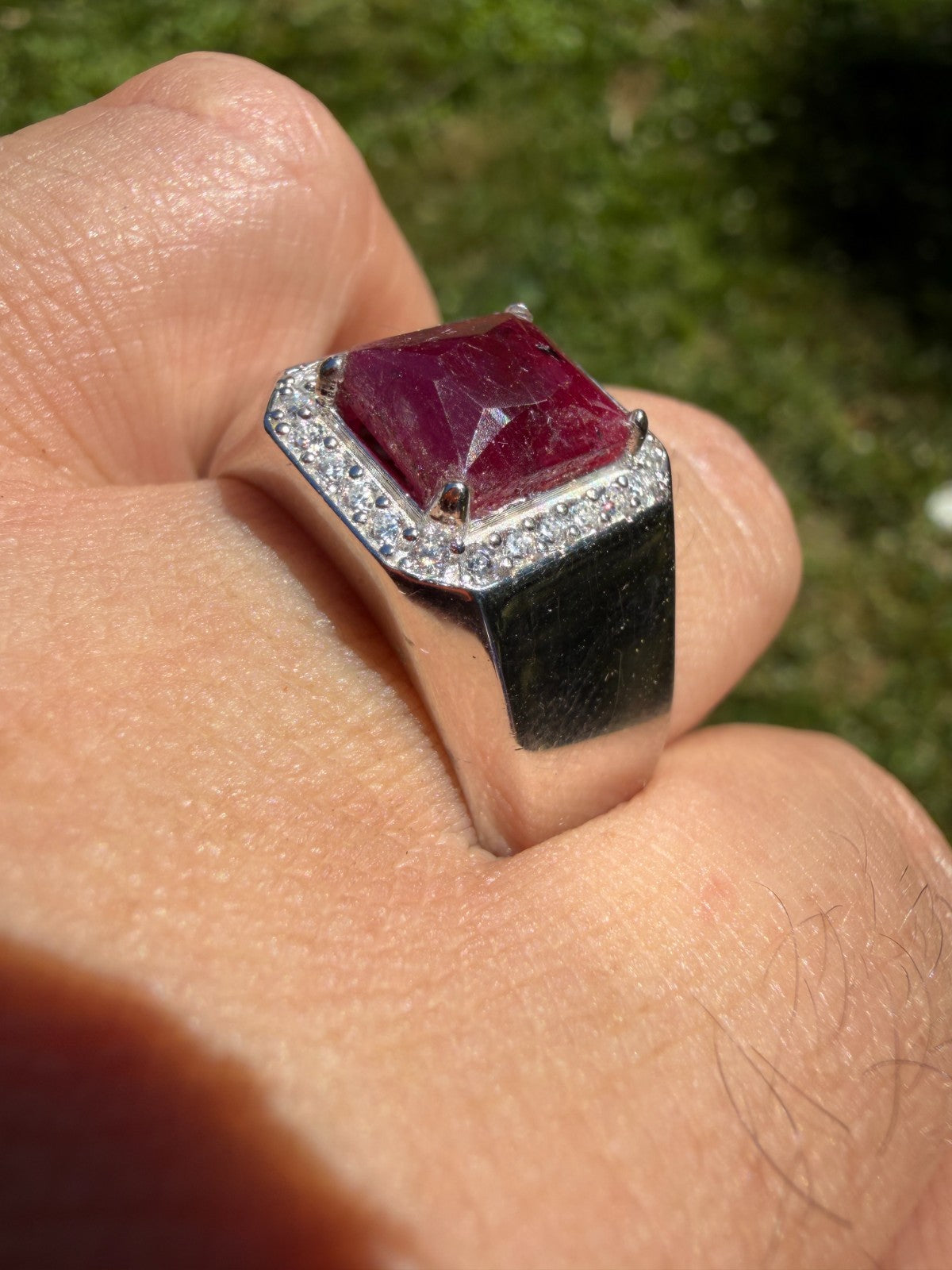 Moissanite Cardinal Crown Ring | 925 Silver