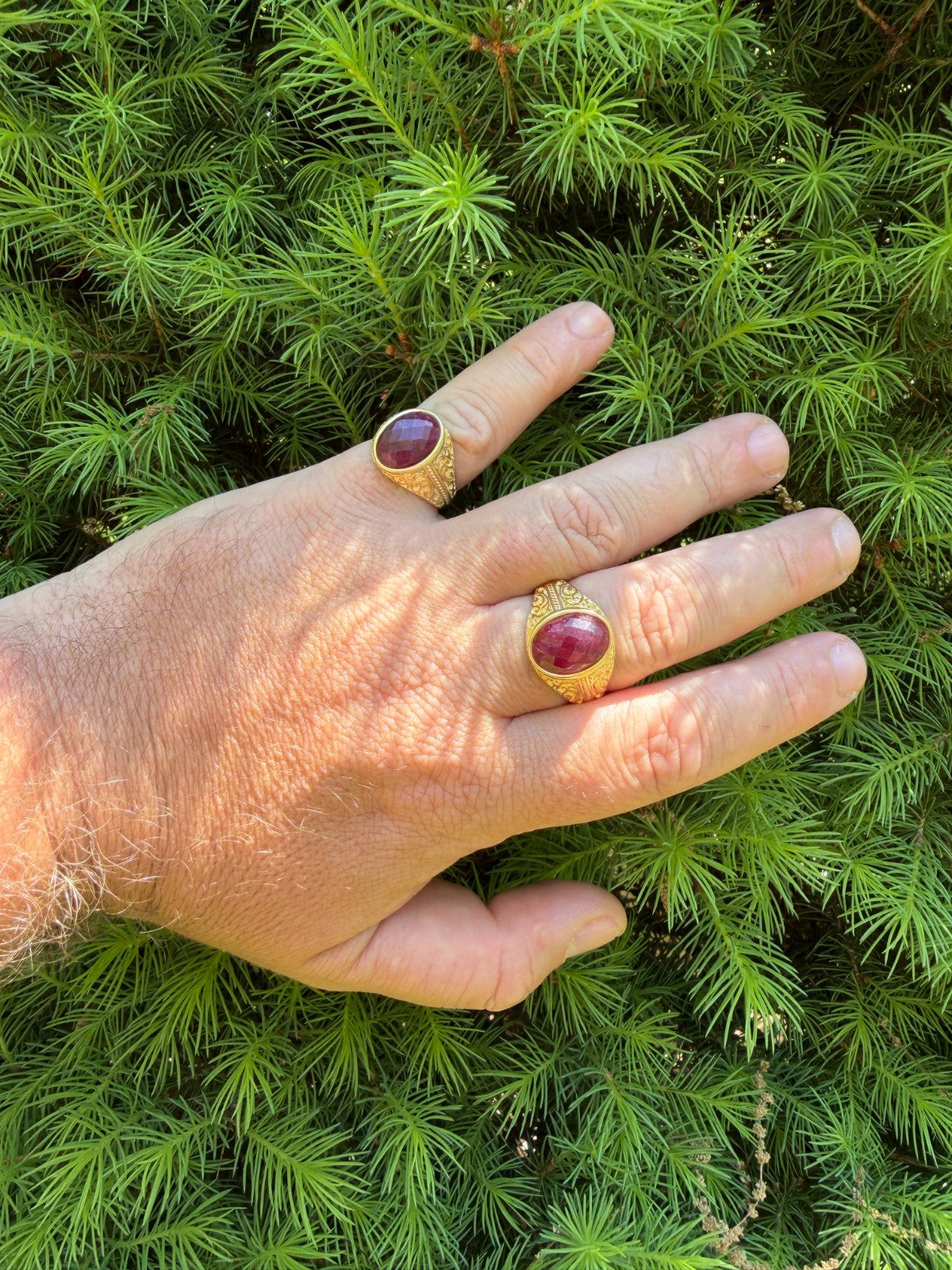 Columbian King Ring | 14k Gold Vermeil 925 Silver