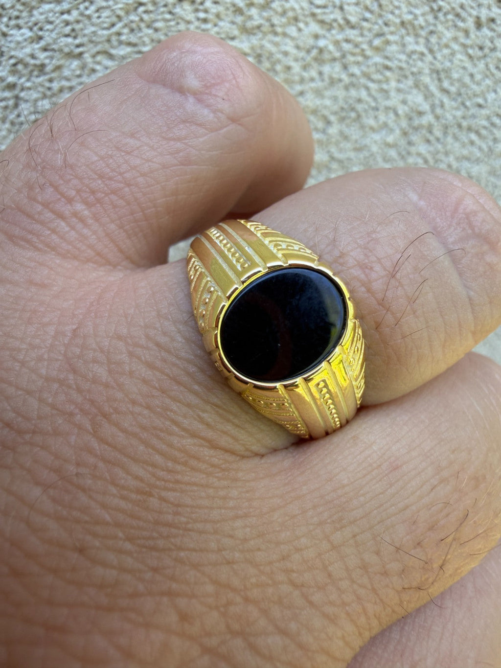 Navajo Tribe Ring | 14k Gold Vermeil 925 Silver