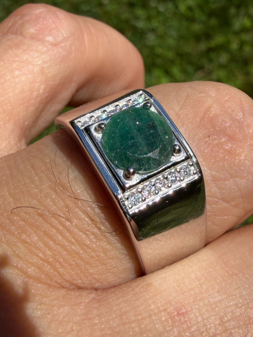 Moissanite Monarch Ring | 925 Silver