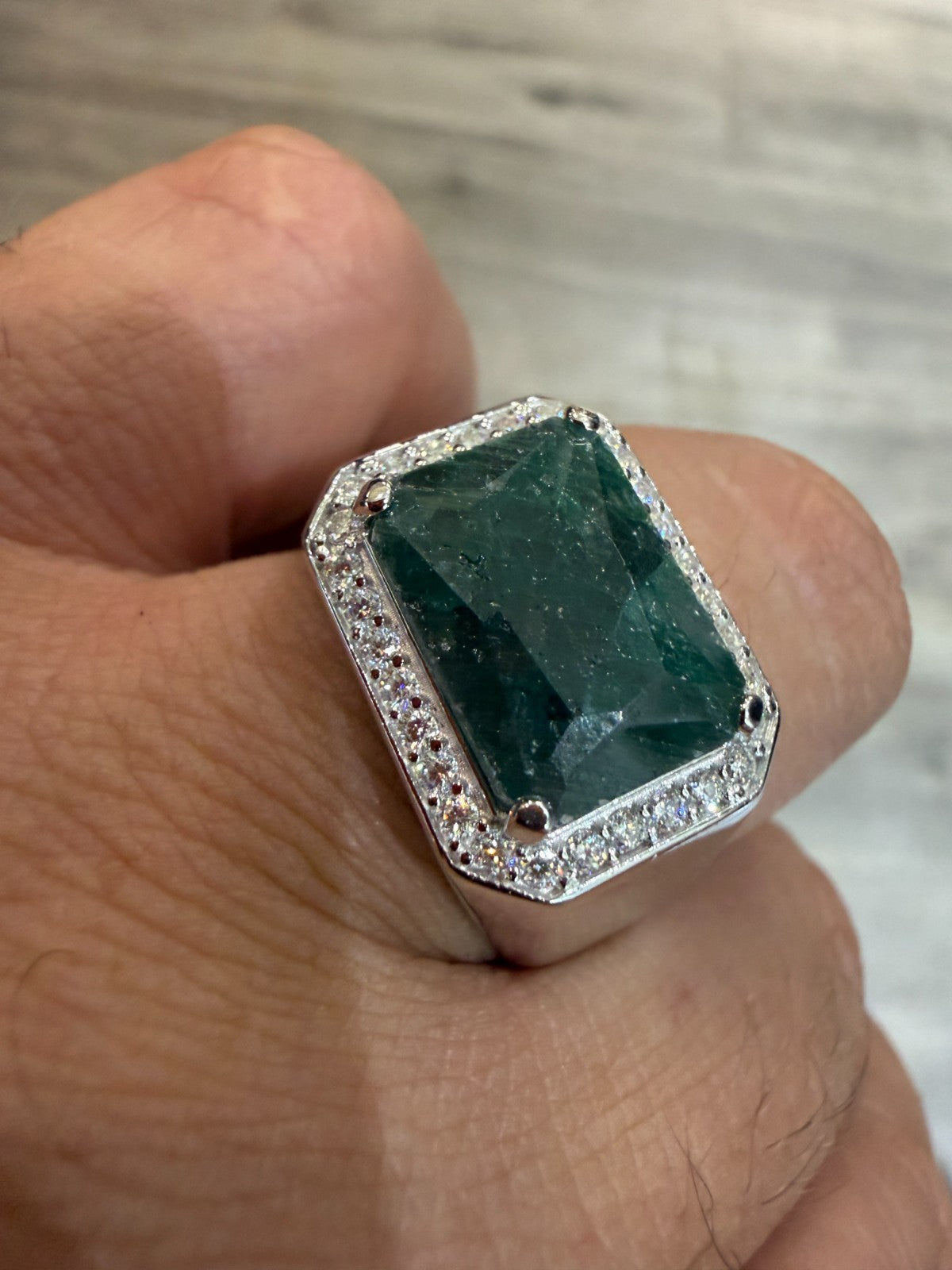 Moissanite Fortress Ring | 925 Silver