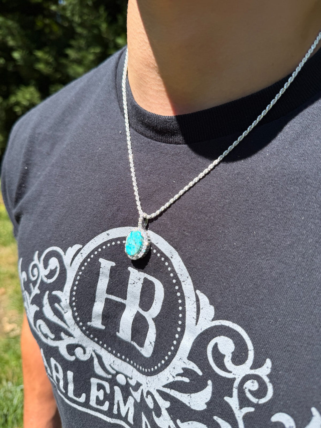 Moissanite Royalty Ocean Freeze Pendant | 925 Silver