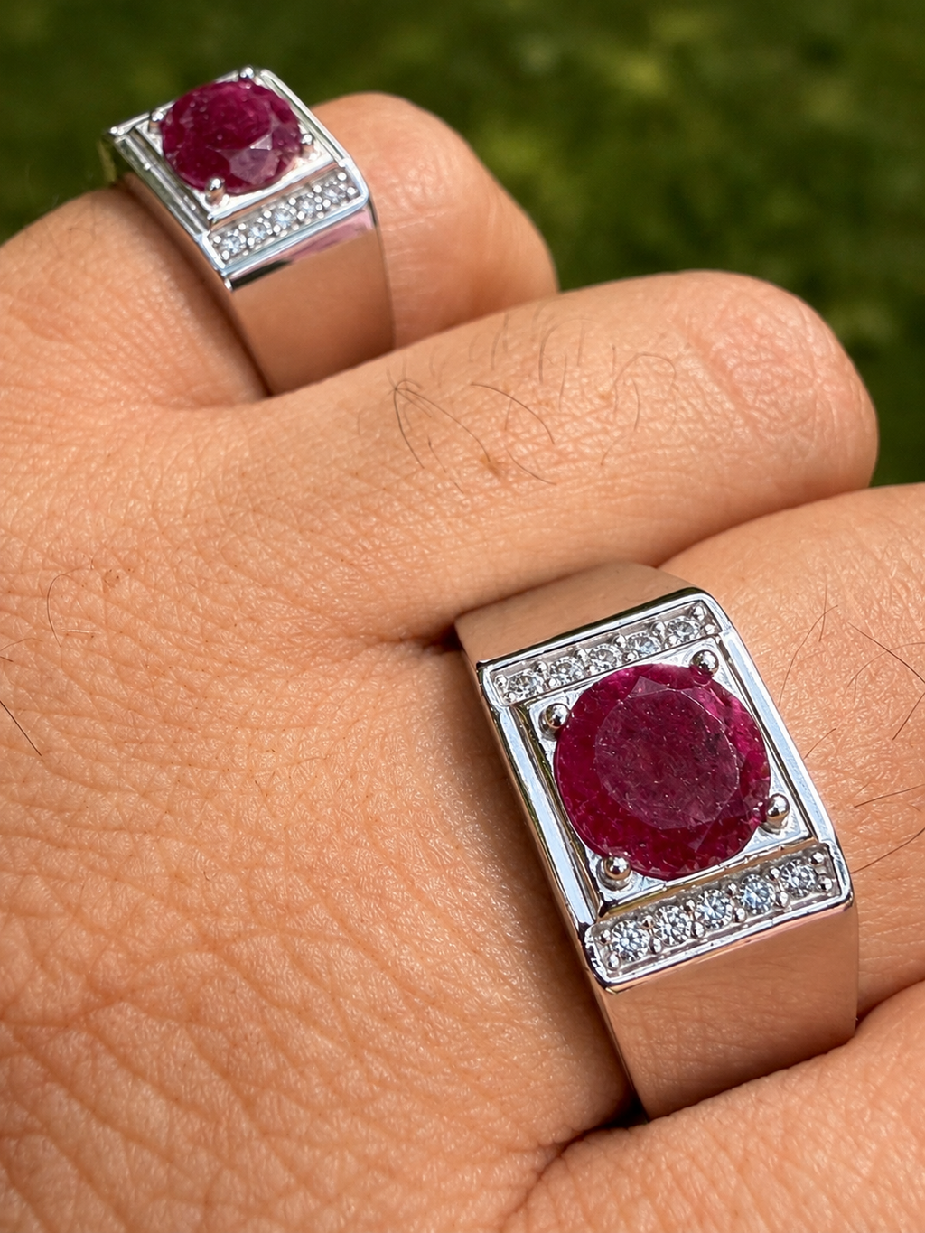 Moissanite Monarch Ring | 925 Silver