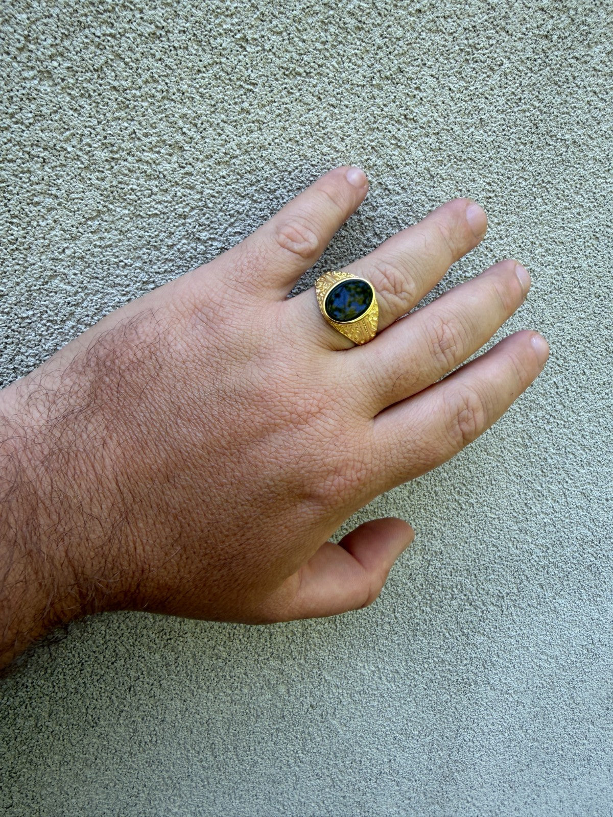 Columbian King Ring | 14k Gold Vermeil 925 Silver