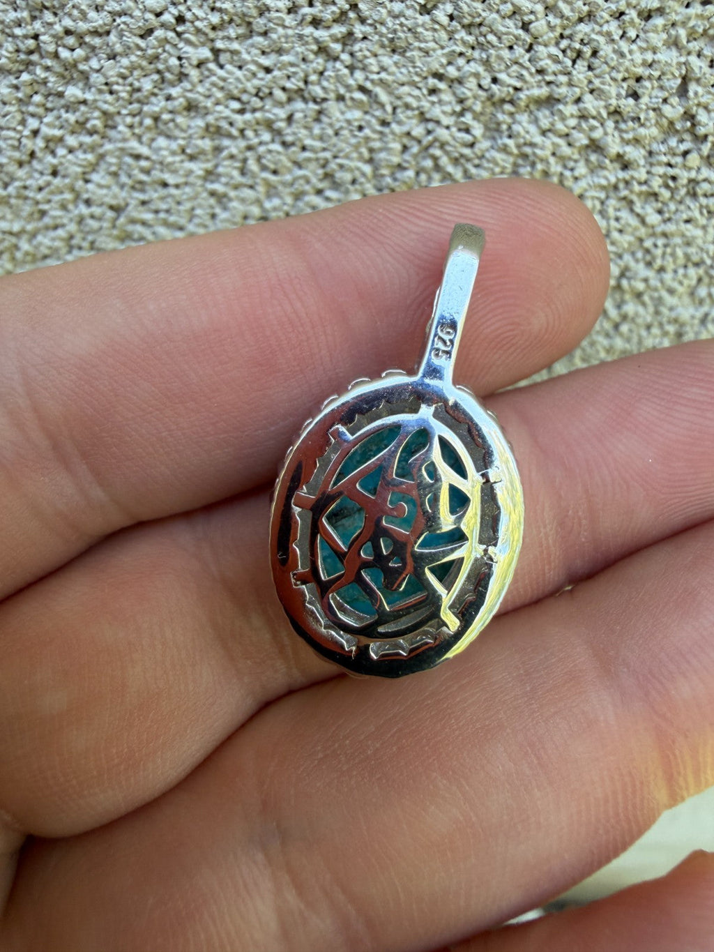 Moissanite Royalty Ocean Freeze Pendant | 925 Silver