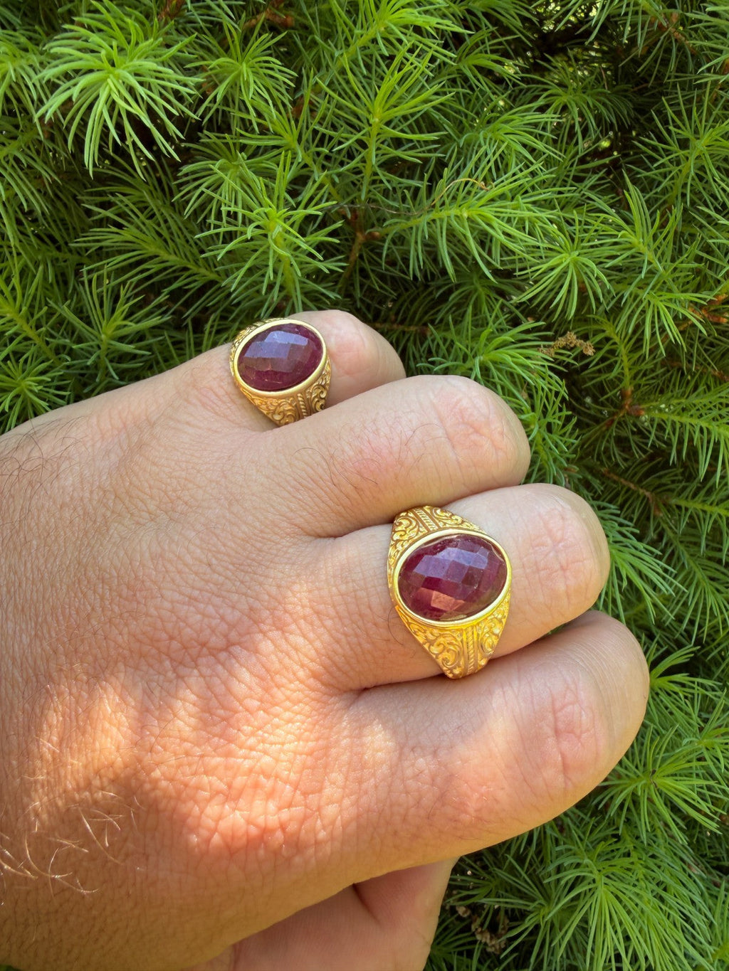 Columbian King Ring | 14k Gold Vermeil 925 Silver