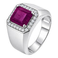 Moissanite Cardinal Crown Ring | 925 Silver