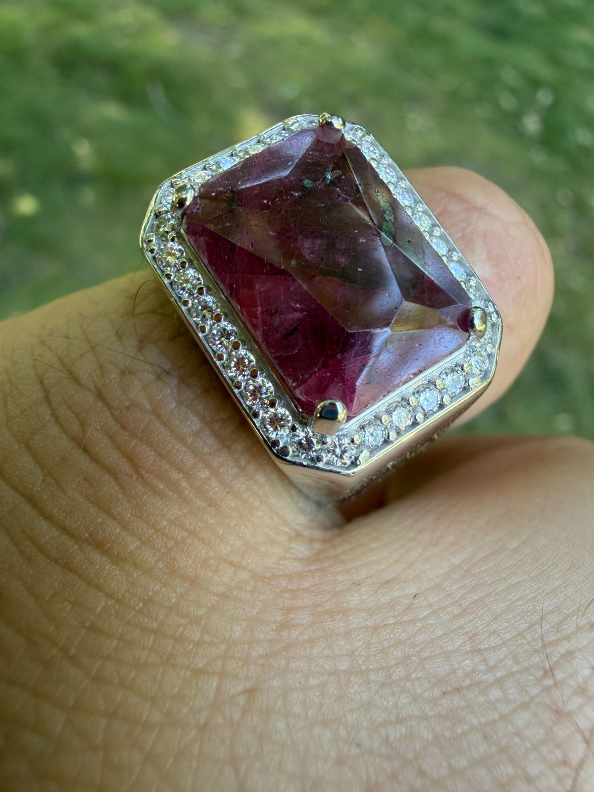 Moissanite Fortress Ring | 925 Silver