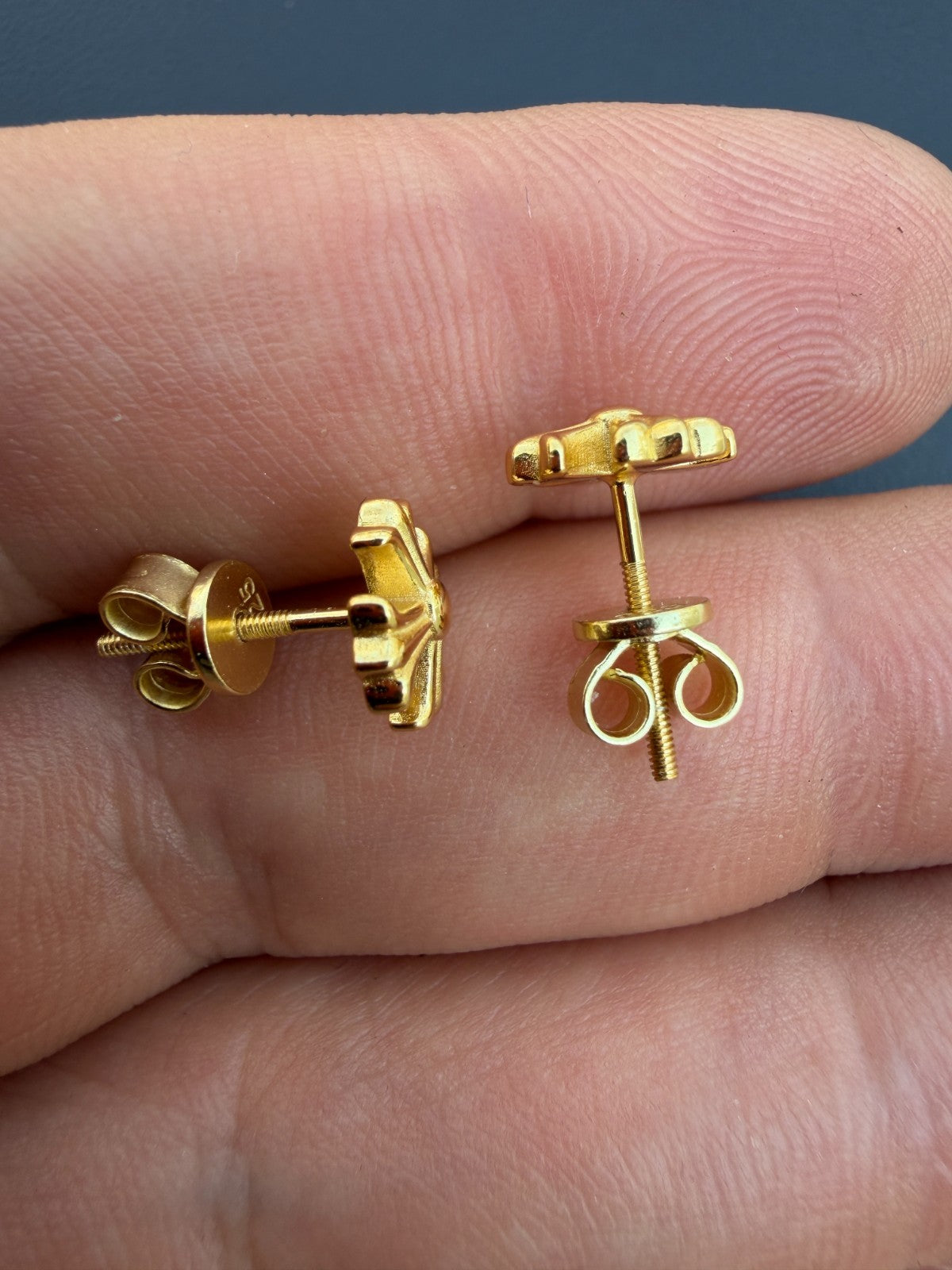 Hearts Of Chrome Cross Earrings | 14k Gold Vermeil 925 Silver