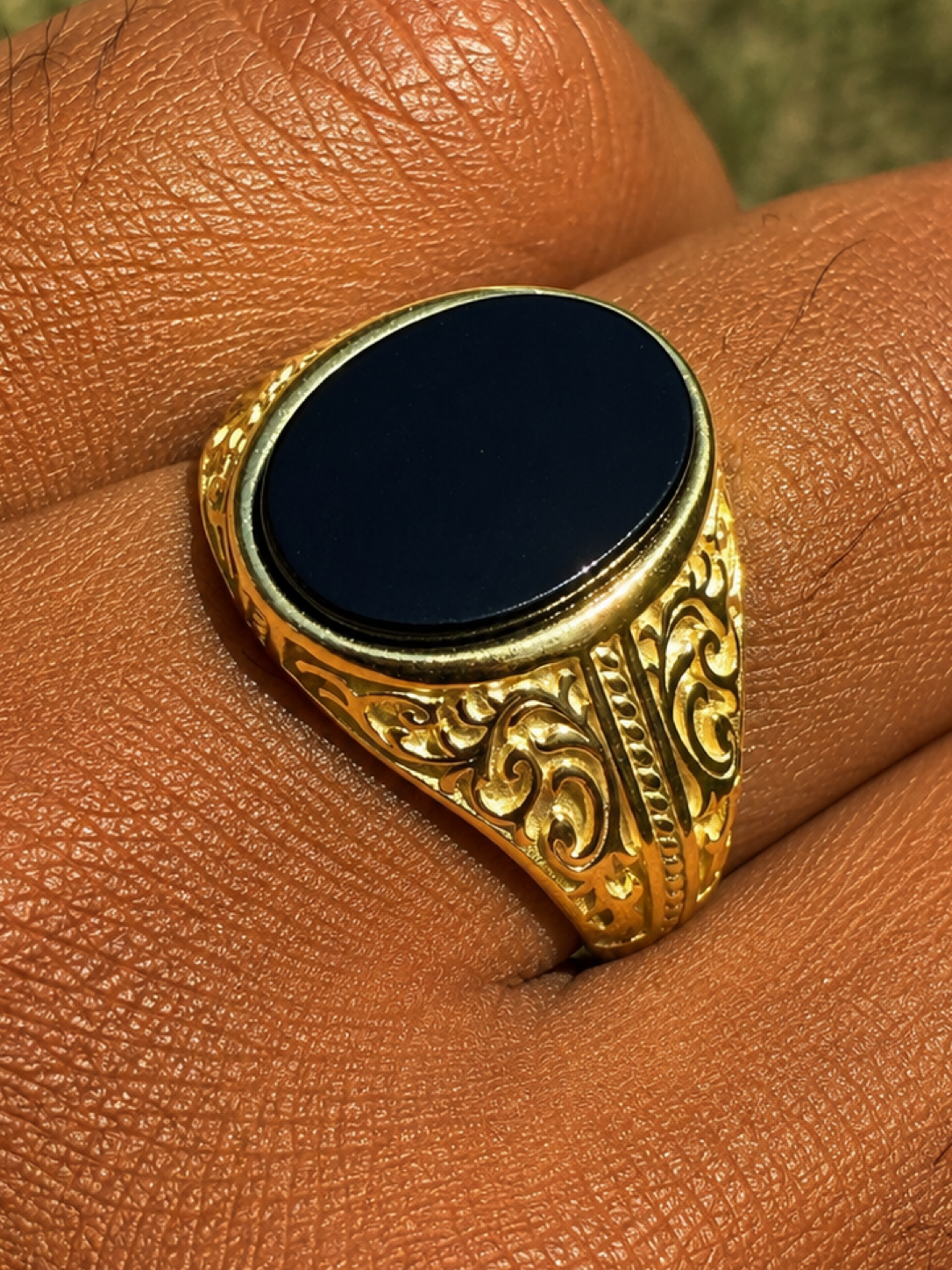 Columbian King Ring | 14k Gold Vermeil 925 Silver