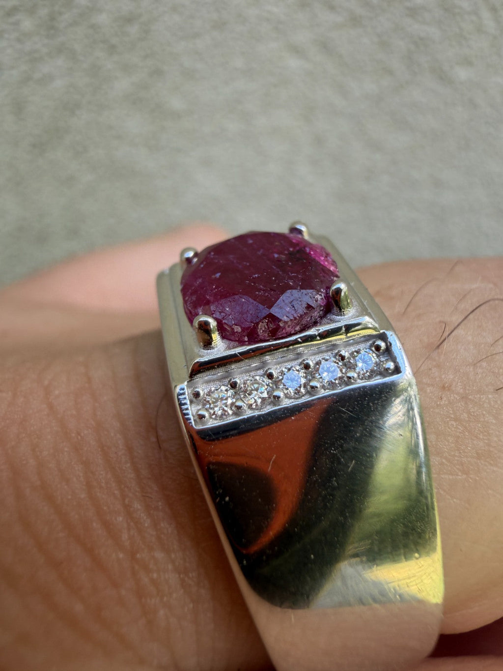 Moissanite Monarch Ring | 925 Silver