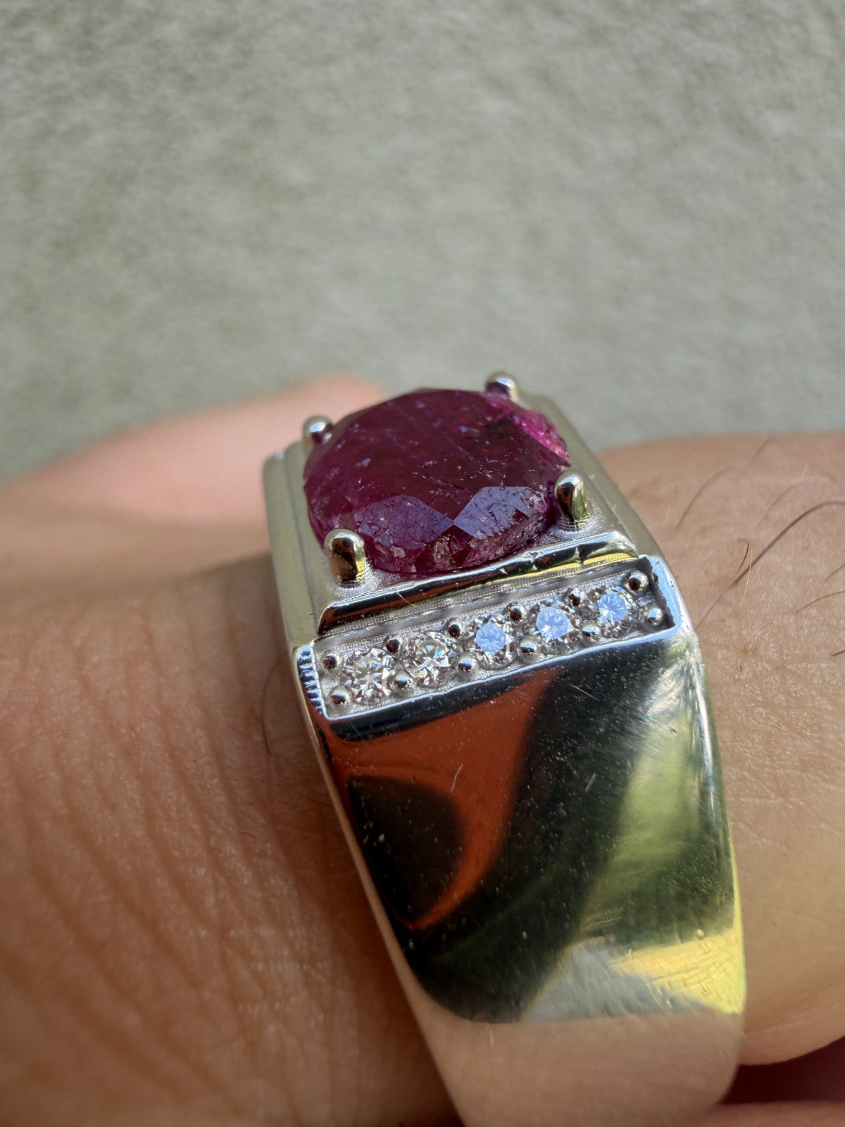 Moissanite Monarch Ring | 925 Silver