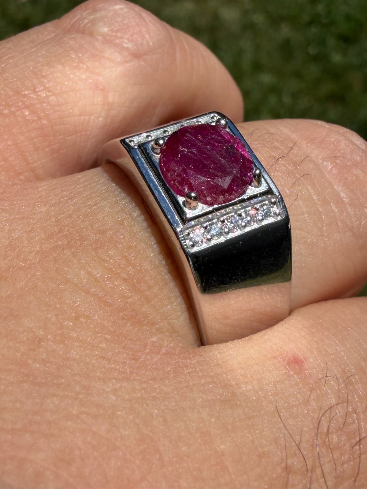 Moissanite Monarch Ring | 925 Silver
