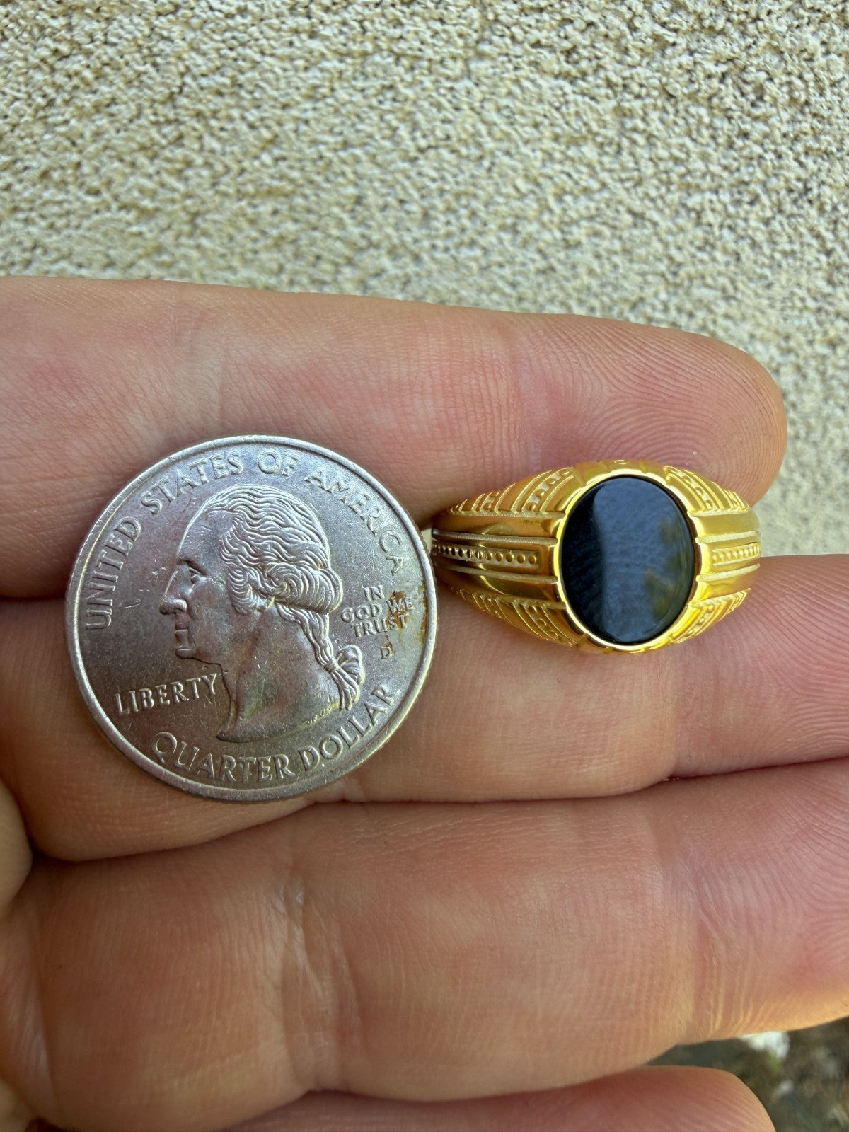 Navajo Tribe Ring | 14k Gold Vermeil 925 Silver