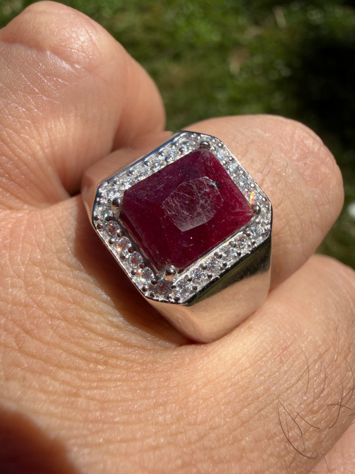 Moissanite Cardinal Crown Ring | 925 Silver