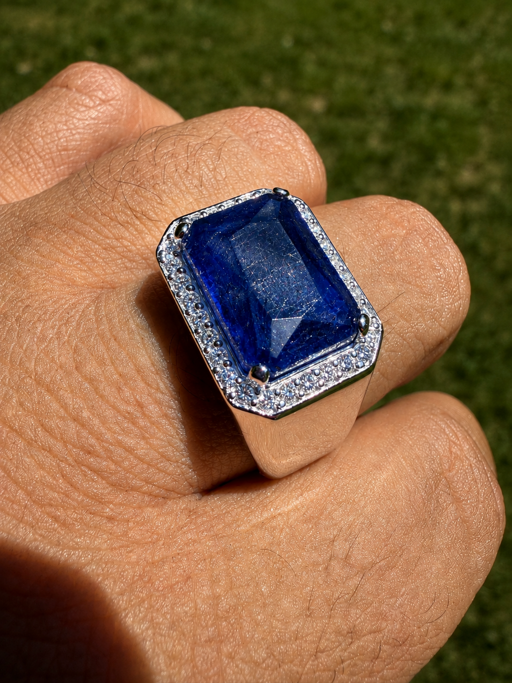 Moissanite Fortress Ring | 925 Silver