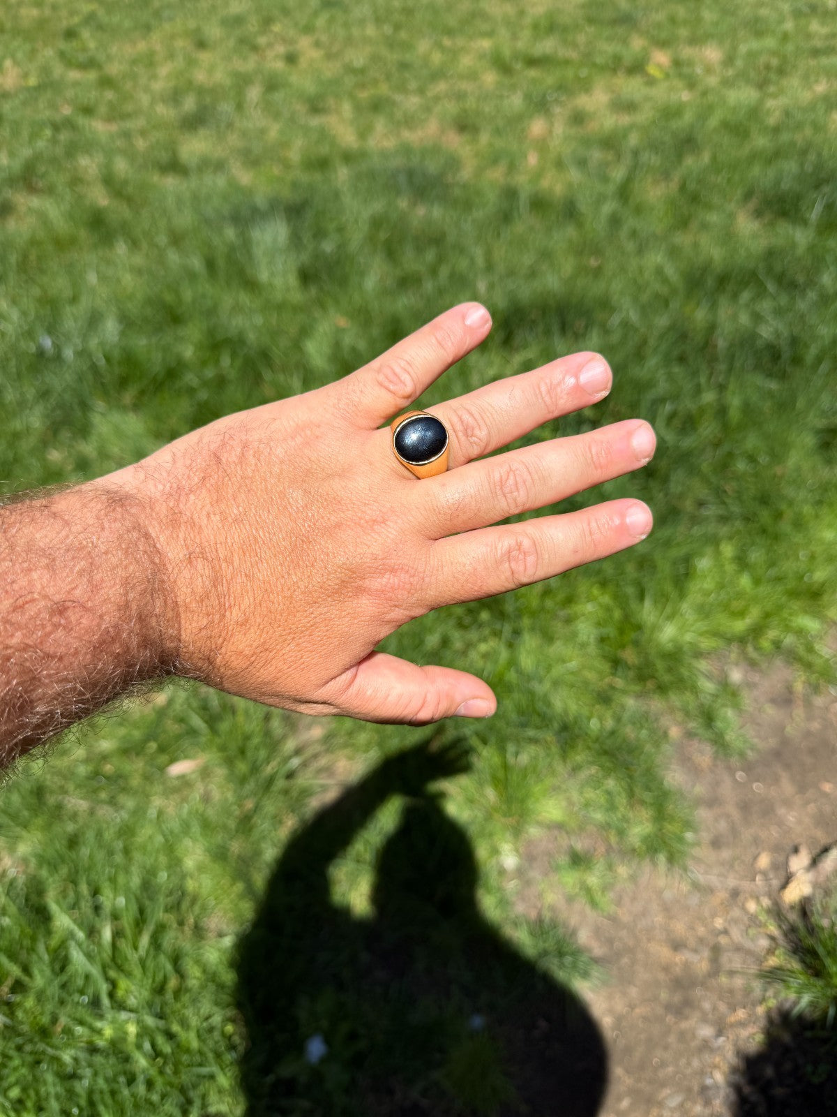 Shadow Boss Ring | 14k Gold Vermeil 925 Silver