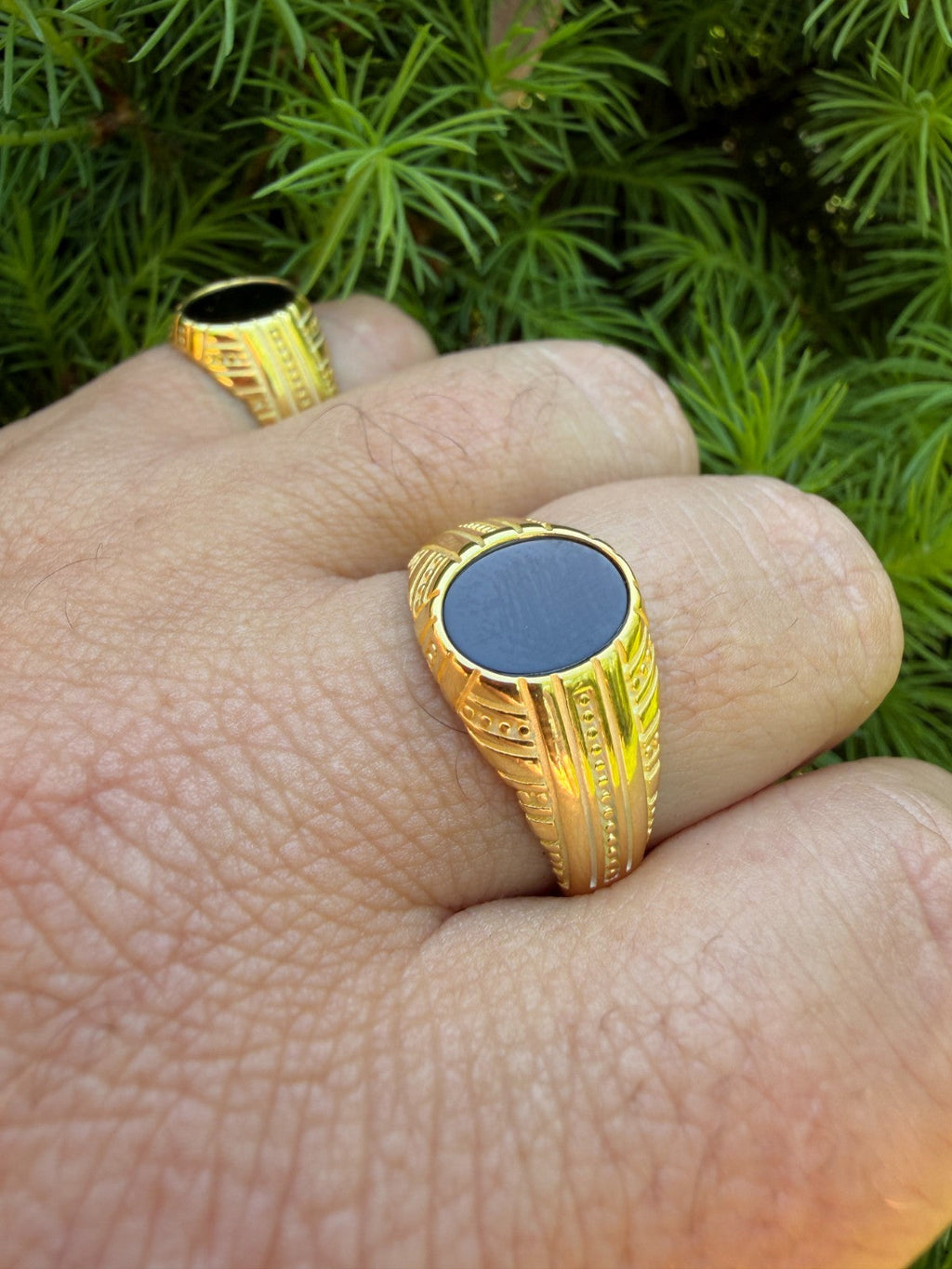 Navajo Tribe Ring | 14k Gold Vermeil 925 Silver