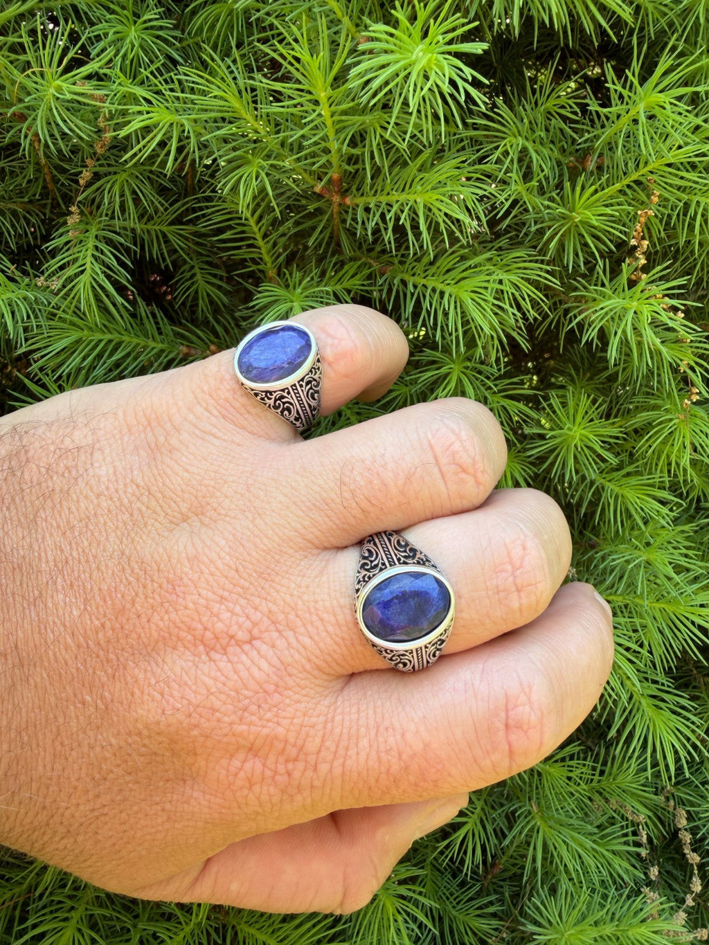 Columbian King Ring | 925 Silver Oxidized