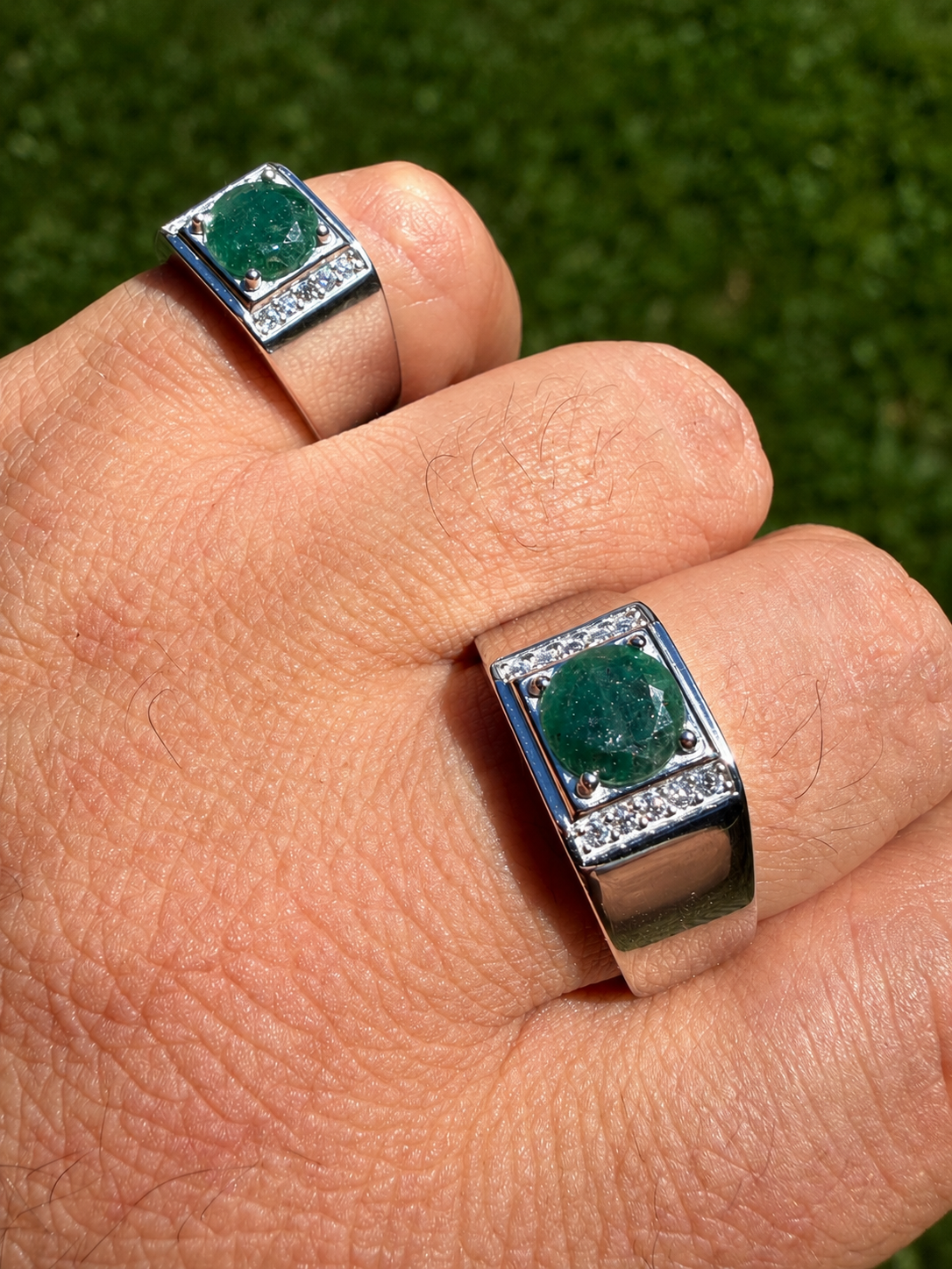 Moissanite Monarch Ring | 925 Silver