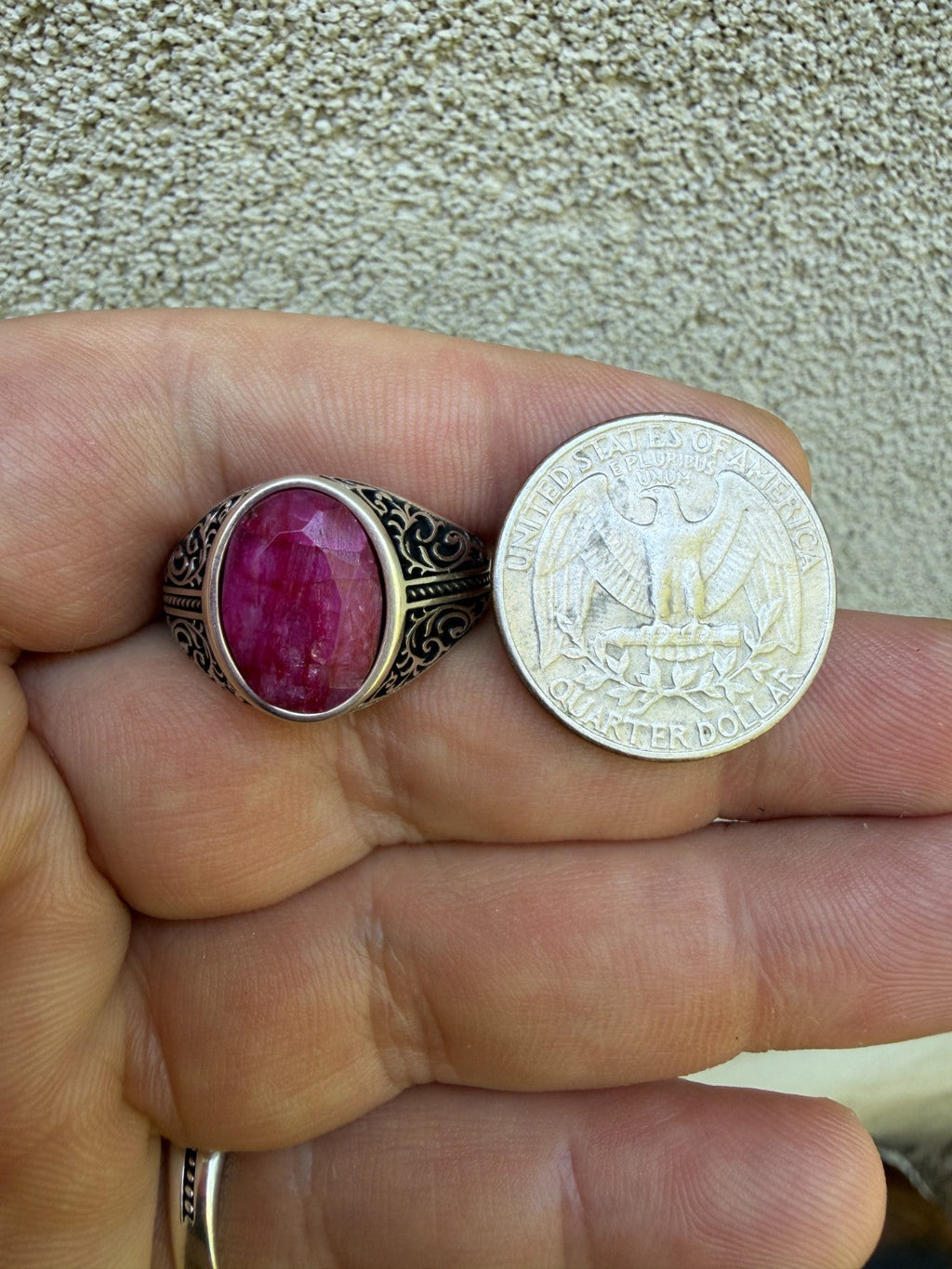 Columbian King Ring | 925 Silver Oxidized