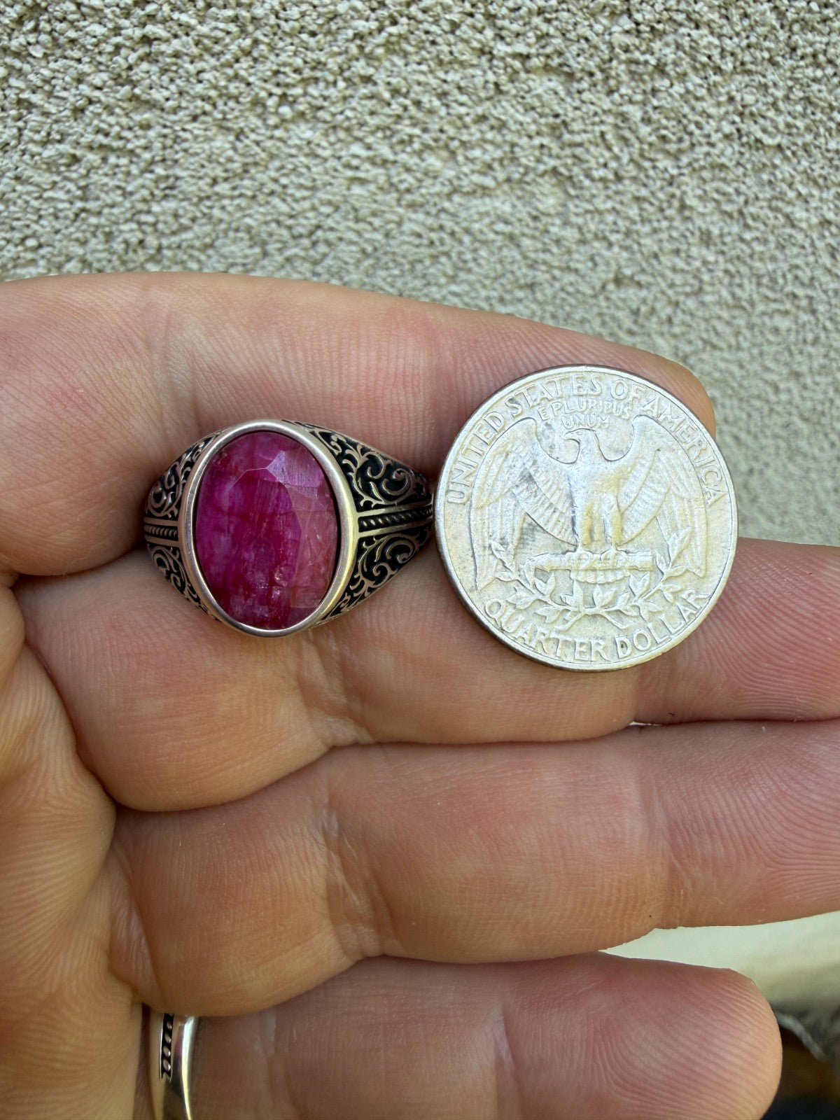 Columbian King Ring | 925 Silver Oxidized