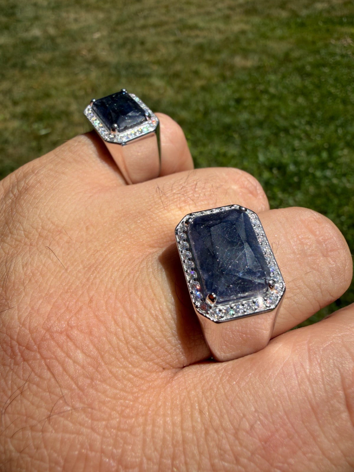 Moissanite Fortress Ring | 925 Silver