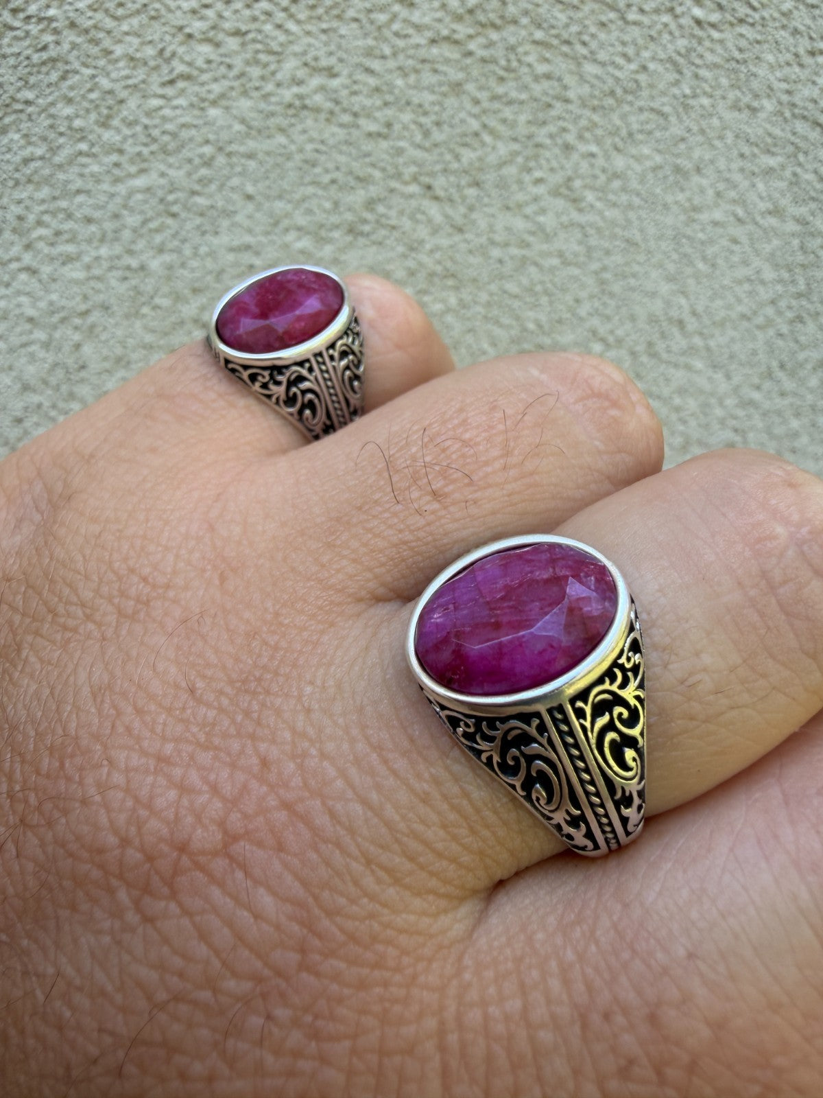 Columbian King Ring | 925 Silver Oxidized