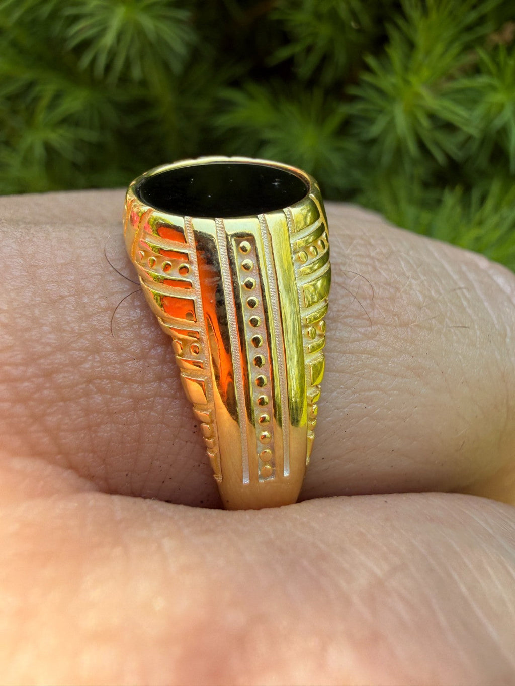 Navajo Tribe Ring | 14k Gold Vermeil 925 Silver