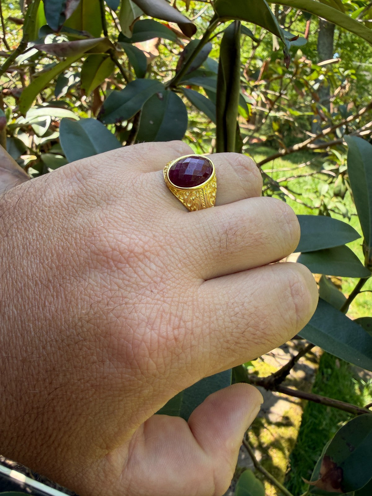 Columbian King Ring | 14k Gold Vermeil 925 Silver