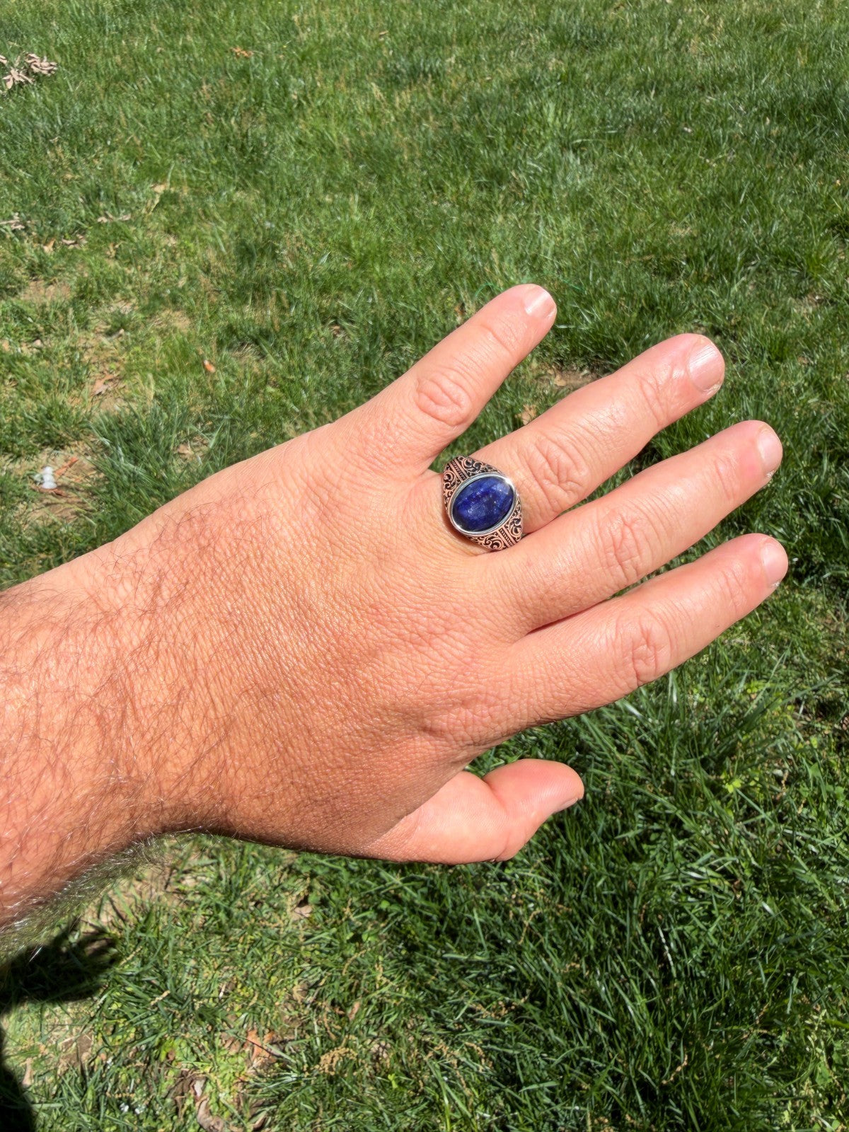 Columbian King Ring | 925 Silver Oxidized