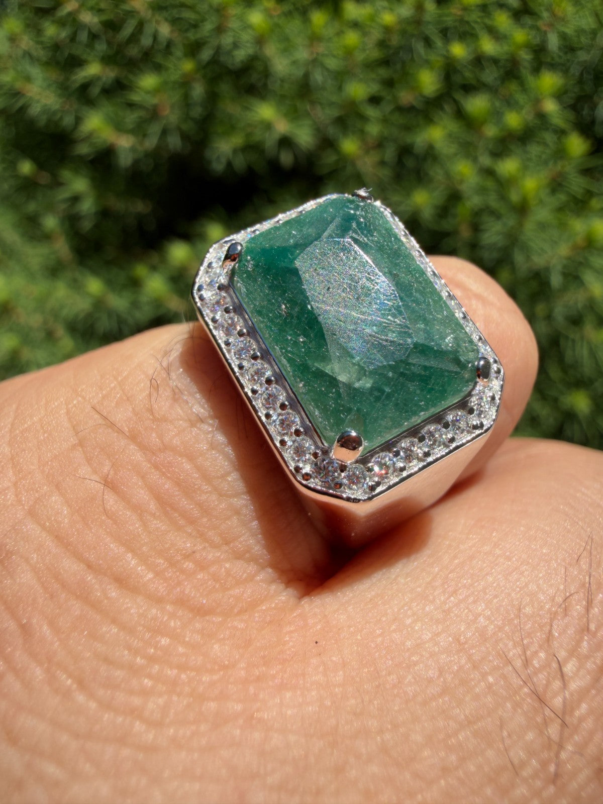 Moissanite Fortress Ring | 925 Silver