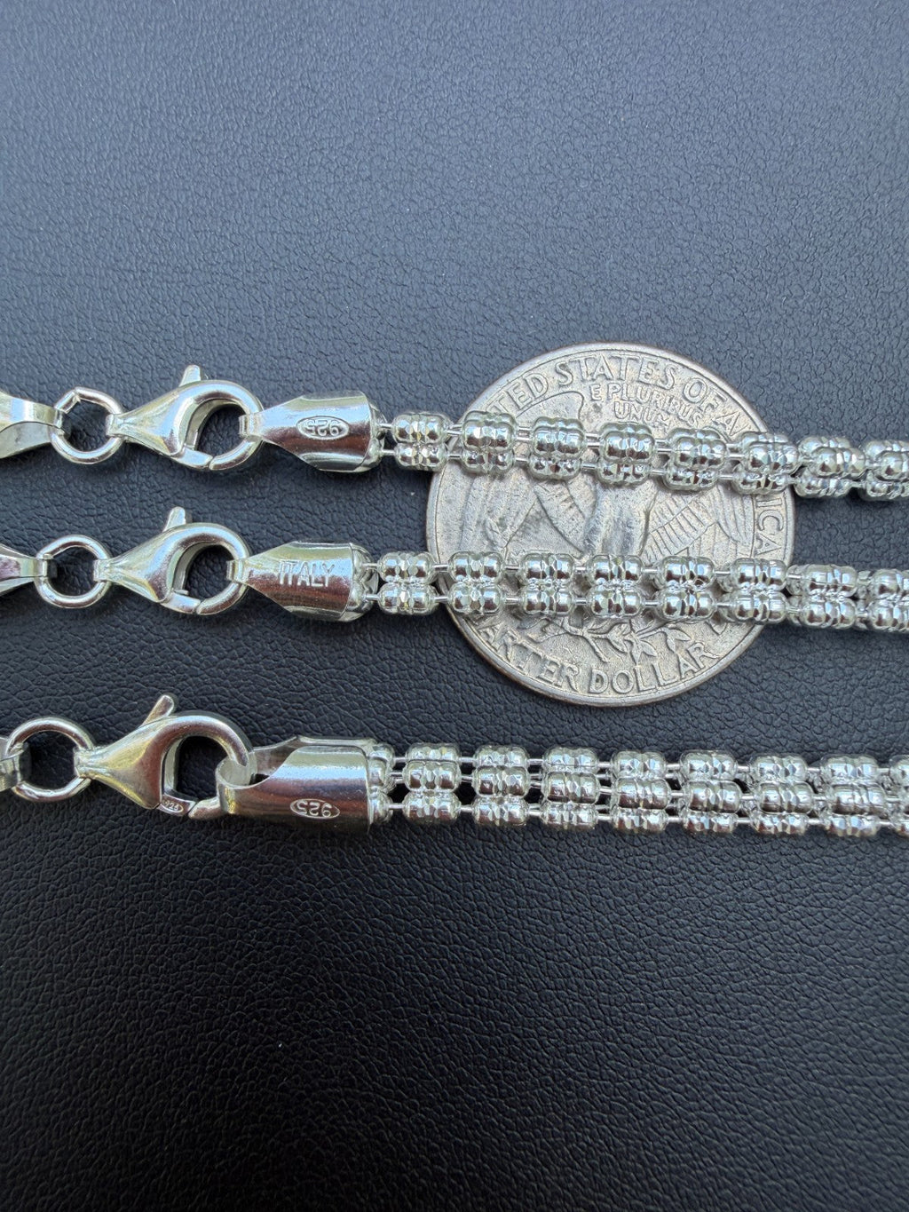 Ice Link Chain Necklace | 925 Sterling Silver