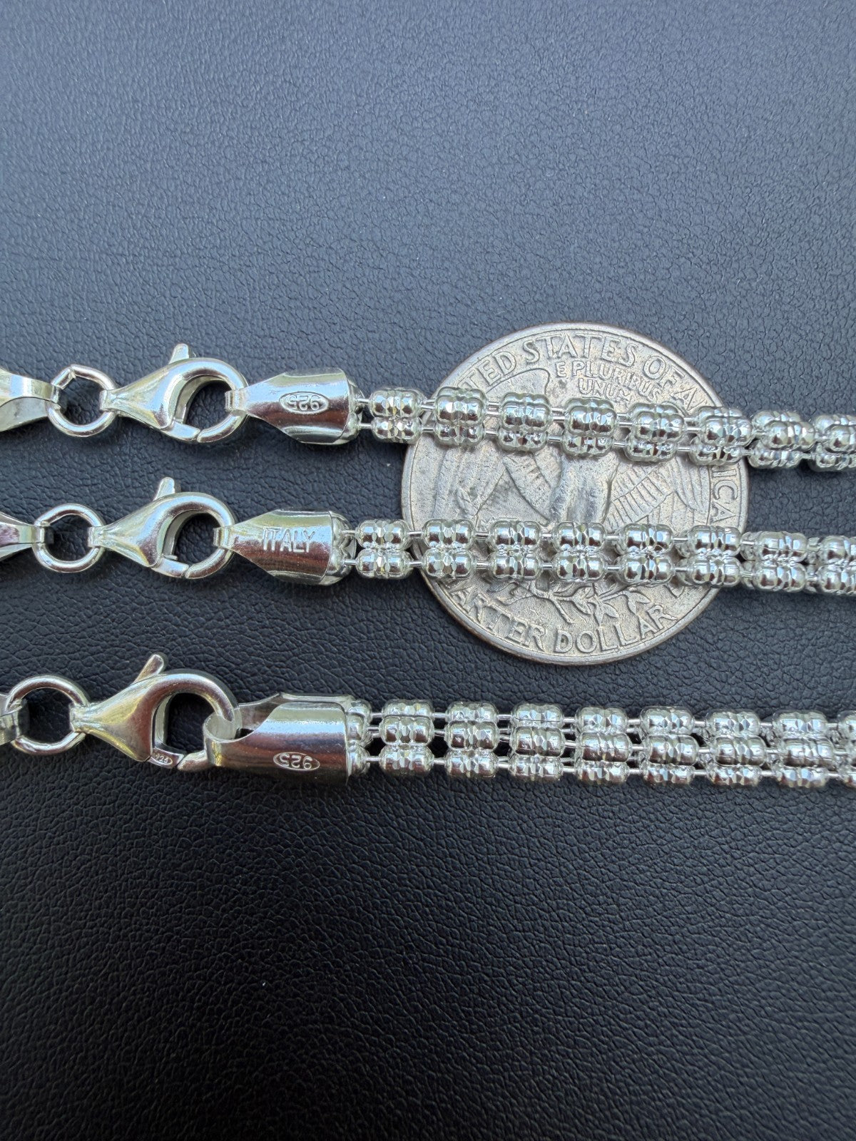 Ice Link Chain Necklace | 925 Sterling Silver