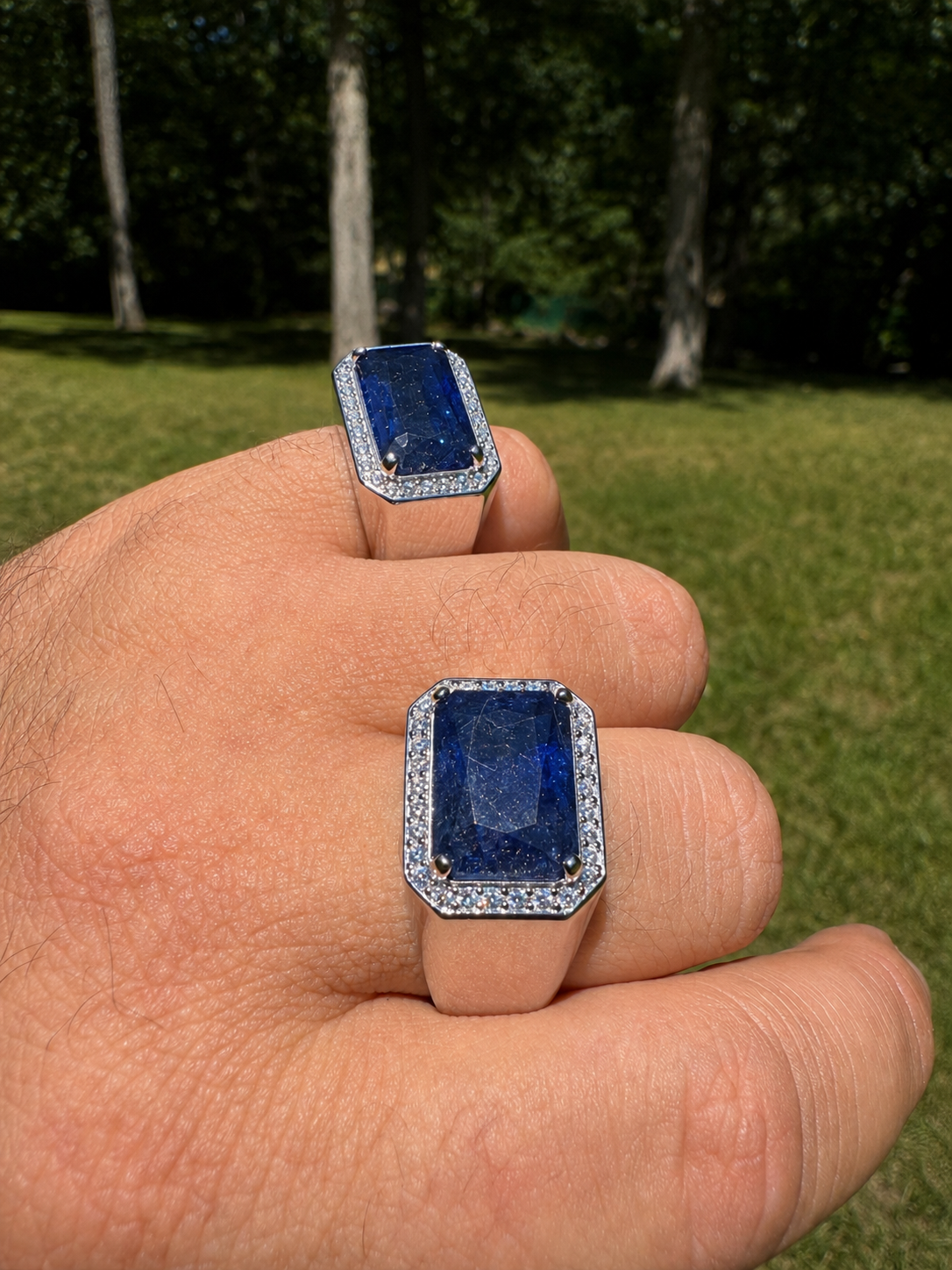 Moissanite Fortress Ring | 925 Silver