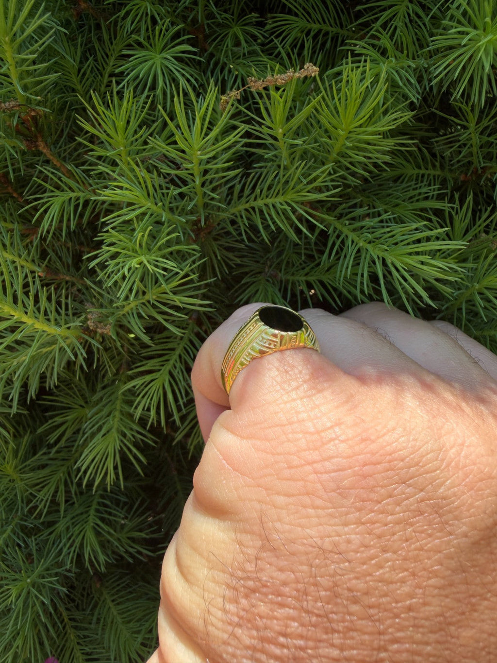 Navajo Tribe Ring | 14k Gold Vermeil 925 Silver