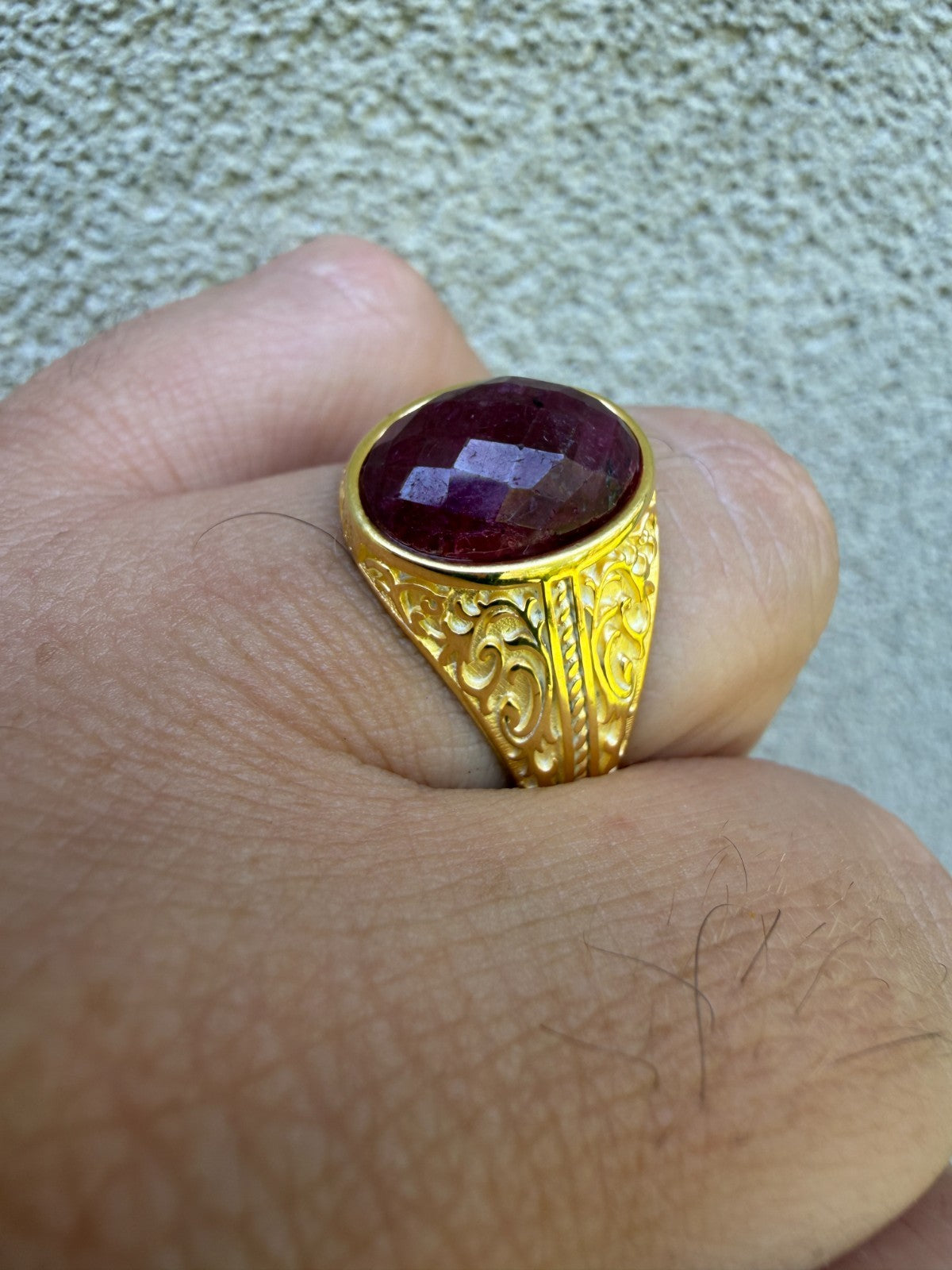 Columbian King Ring | 14k Gold Vermeil 925 Silver