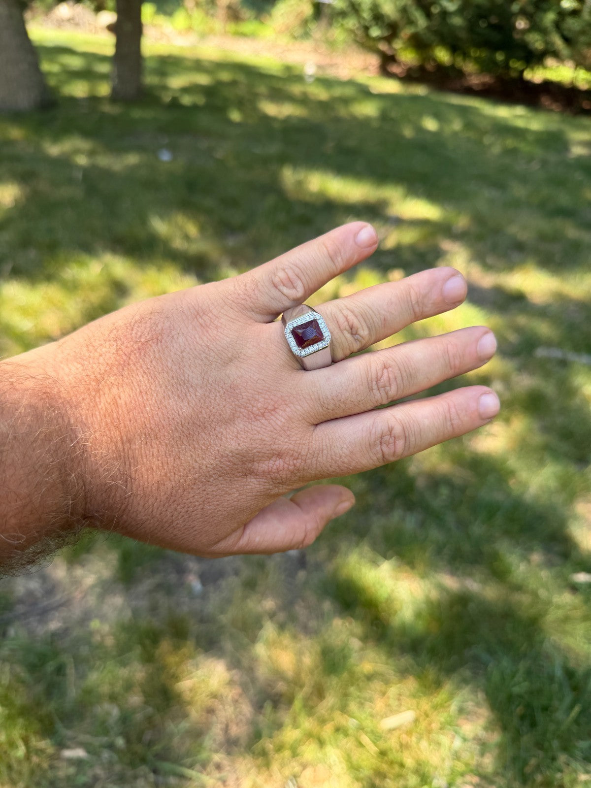 Moissanite Cardinal Crown Ring | 925 Silver