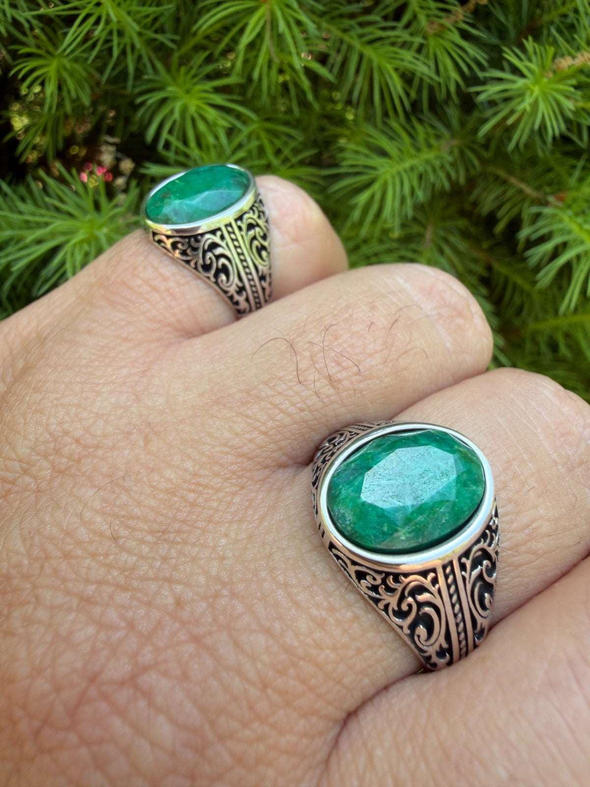 Columbian King Ring | 925 Silver Oxidized