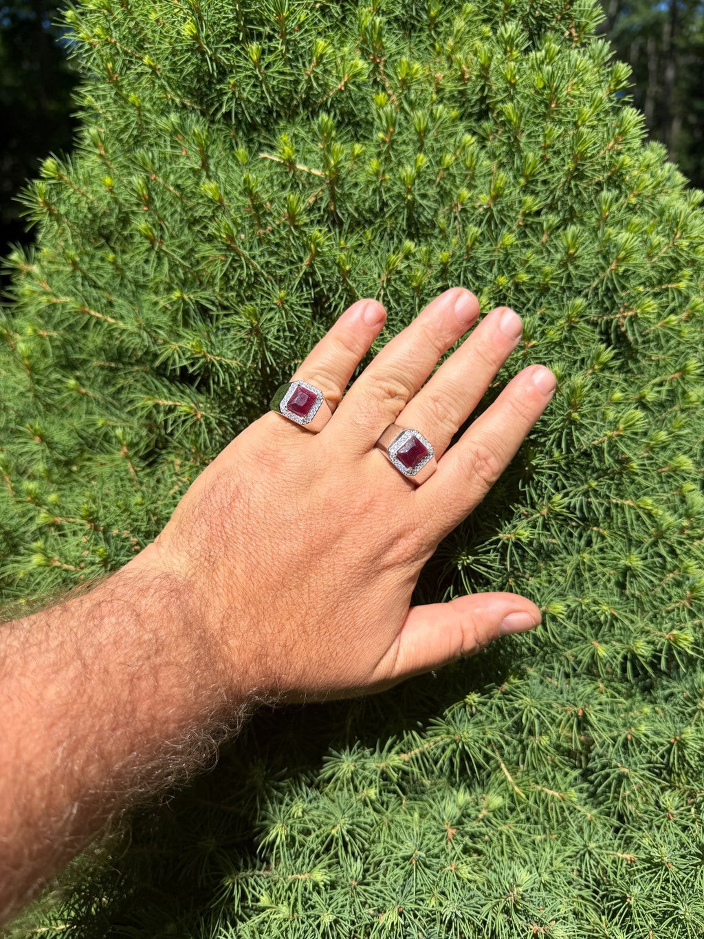 Moissanite Cardinal Crown Ring | 925 Silver