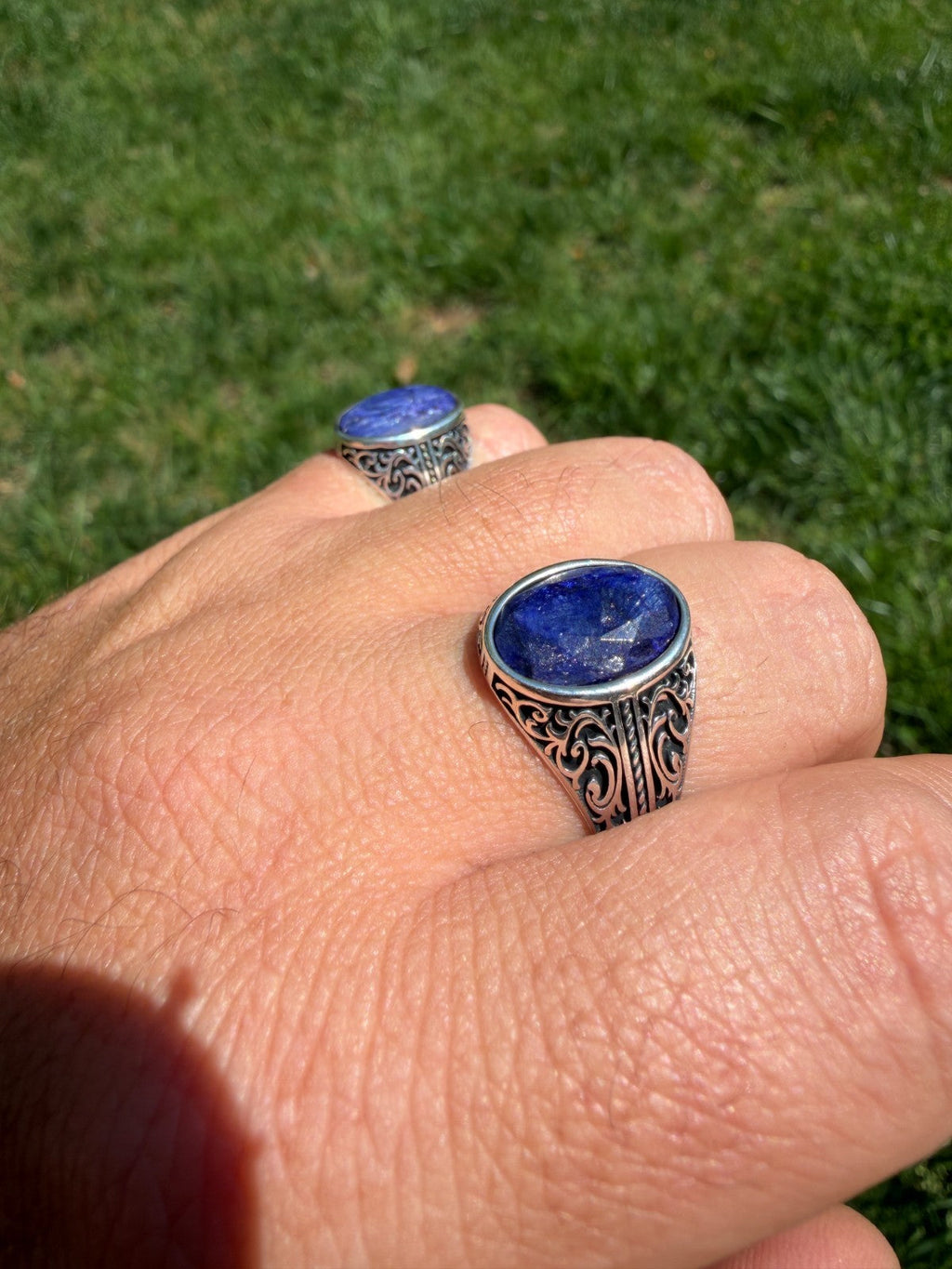 Columbian King Ring | 925 Silver Oxidized