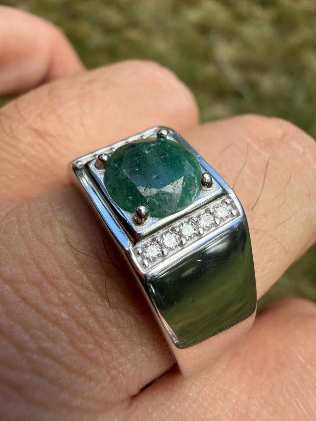 Moissanite Monarch Ring | 925 Silver