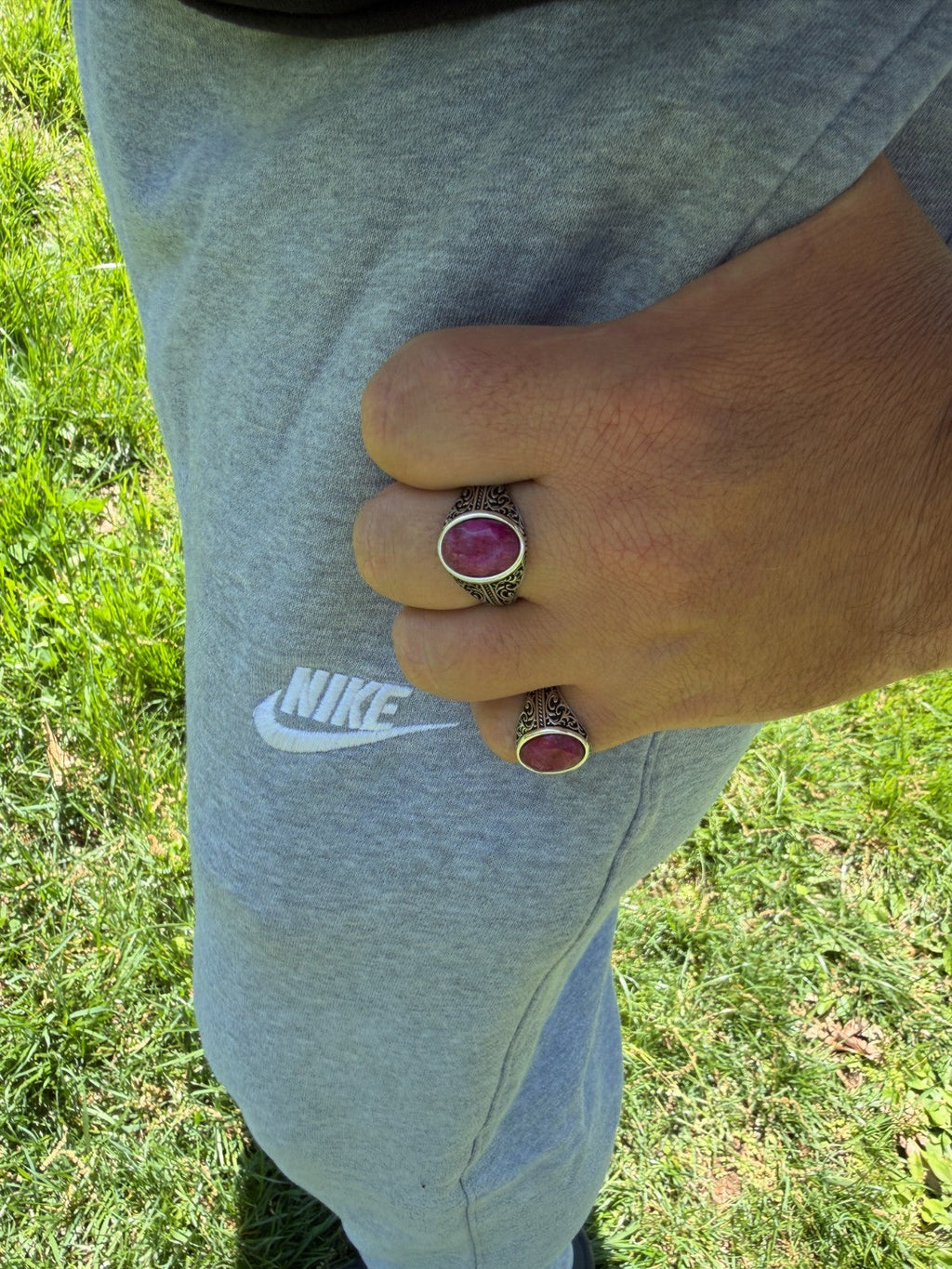 Columbian King Ring | 925 Silver Oxidized