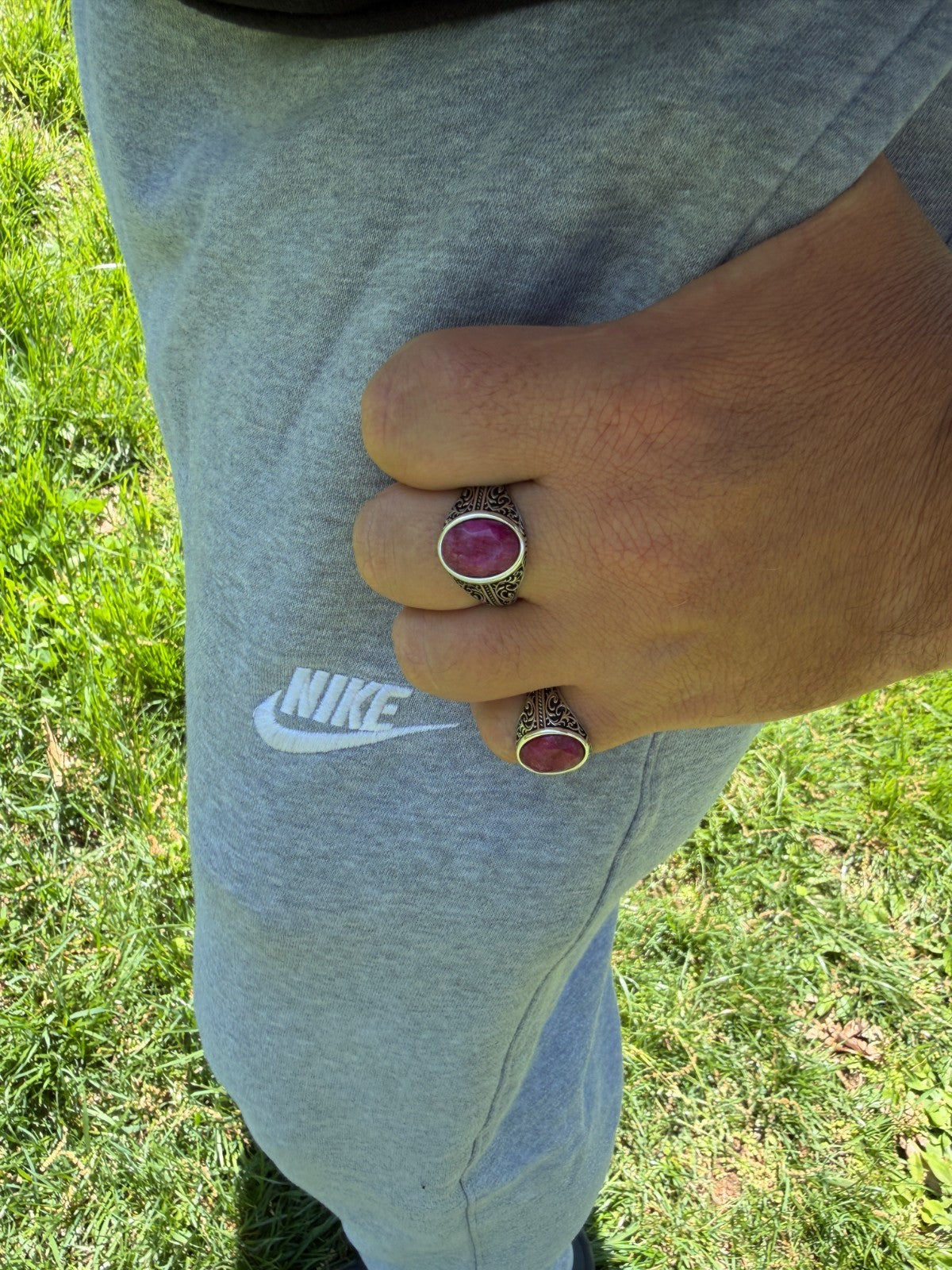 Columbian King Ring | 925 Silver Oxidized