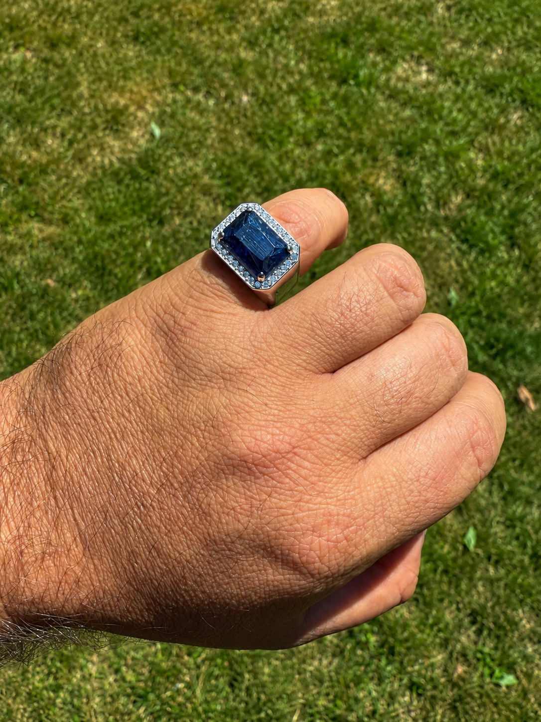 Moissanite Fortress Ring | 925 Silver