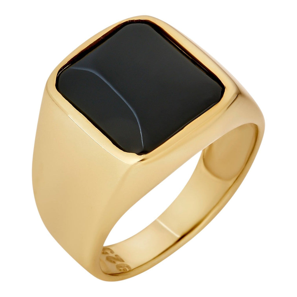 Midnight Don Ring | 14k Gold Vermeil 925 Silver