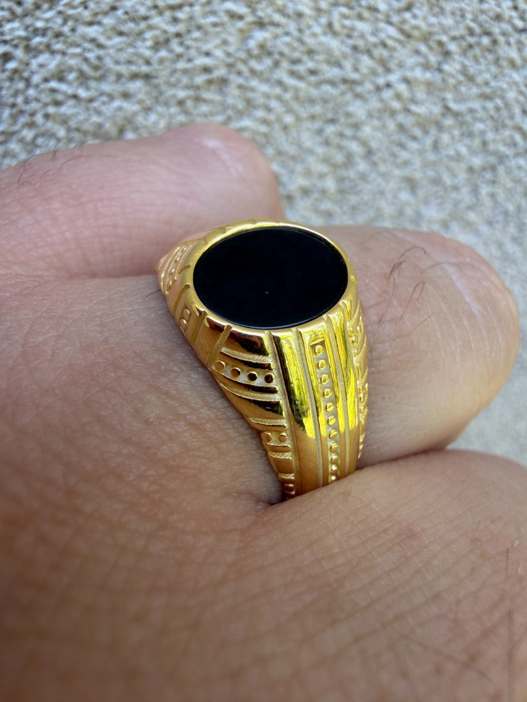 Navajo Tribe Ring | 14k Gold Vermeil 925 Silver